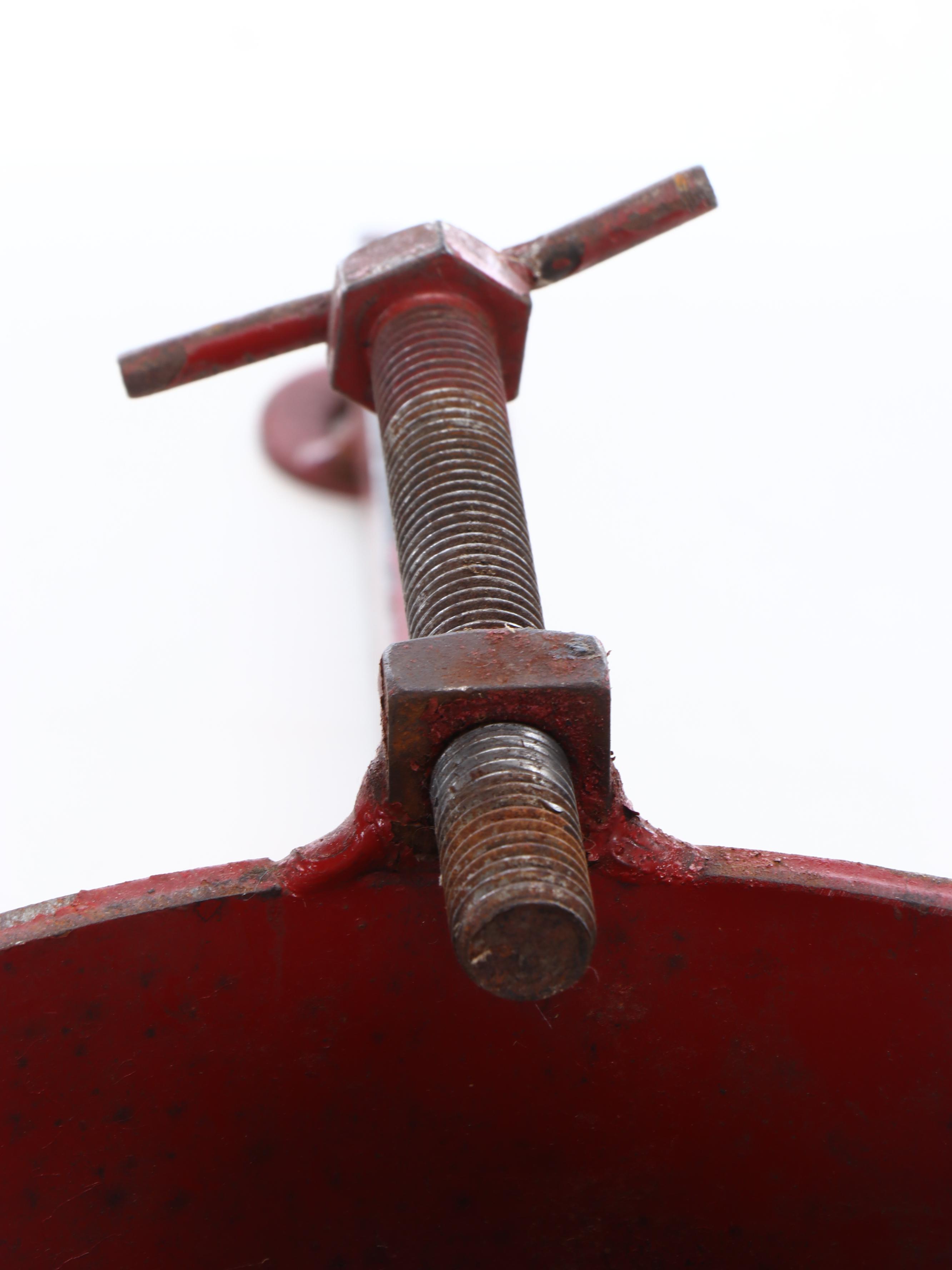 Vintage Painted Metal Christmas Tree Stand, Mid-20th Century