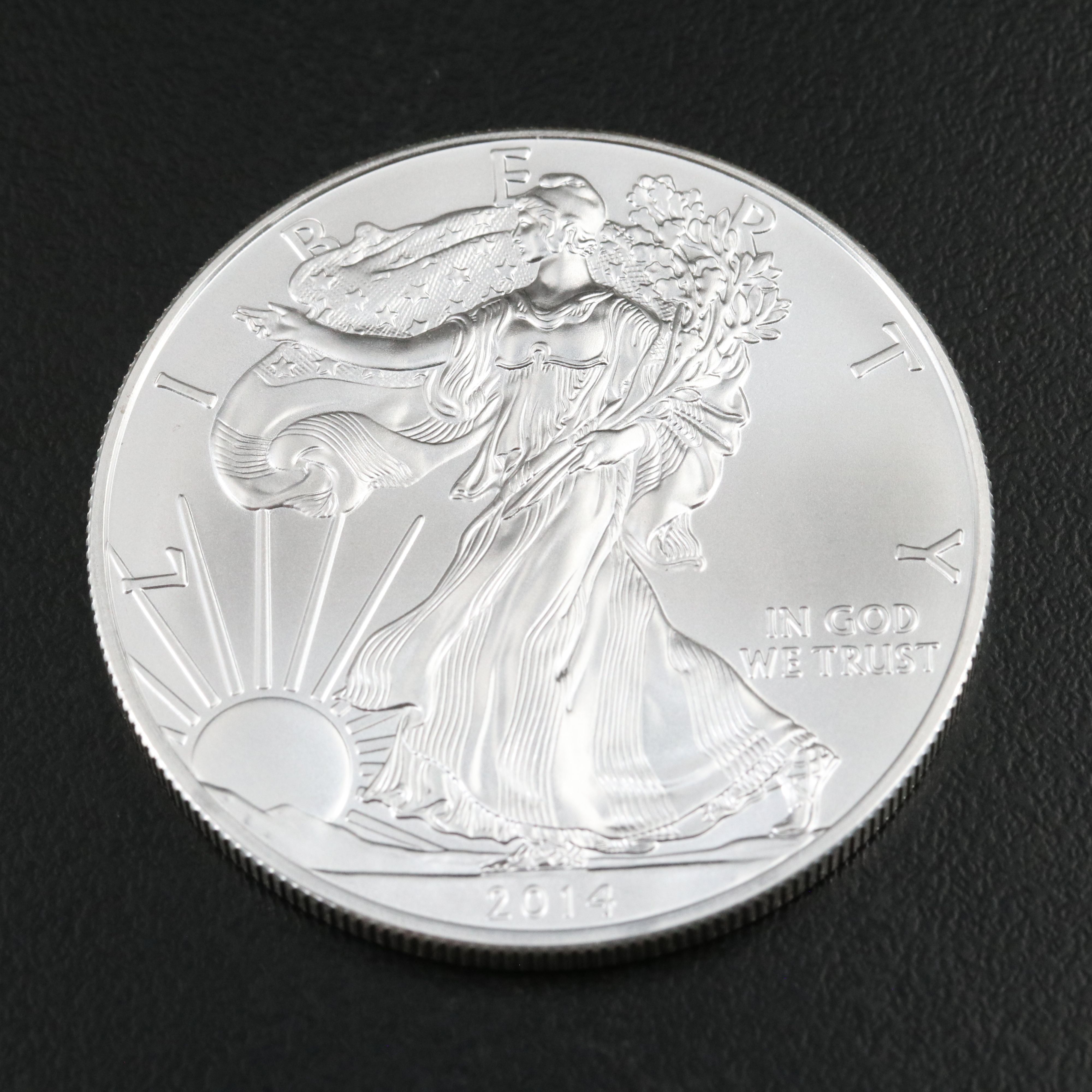 Two 2014 U.S. Silver Eagles