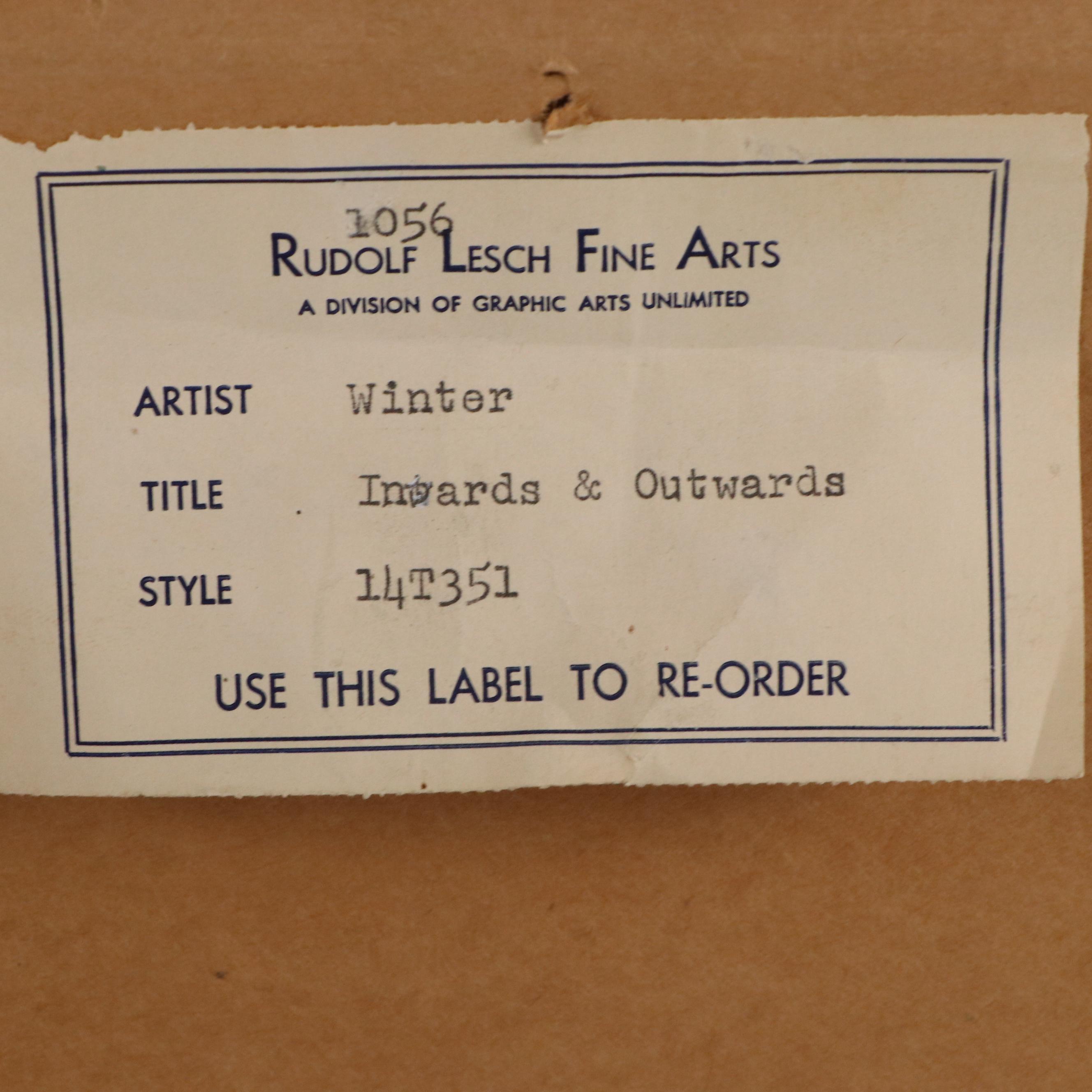 Photographic Reproduction After Fritz Winter "Inwards and Outwards"