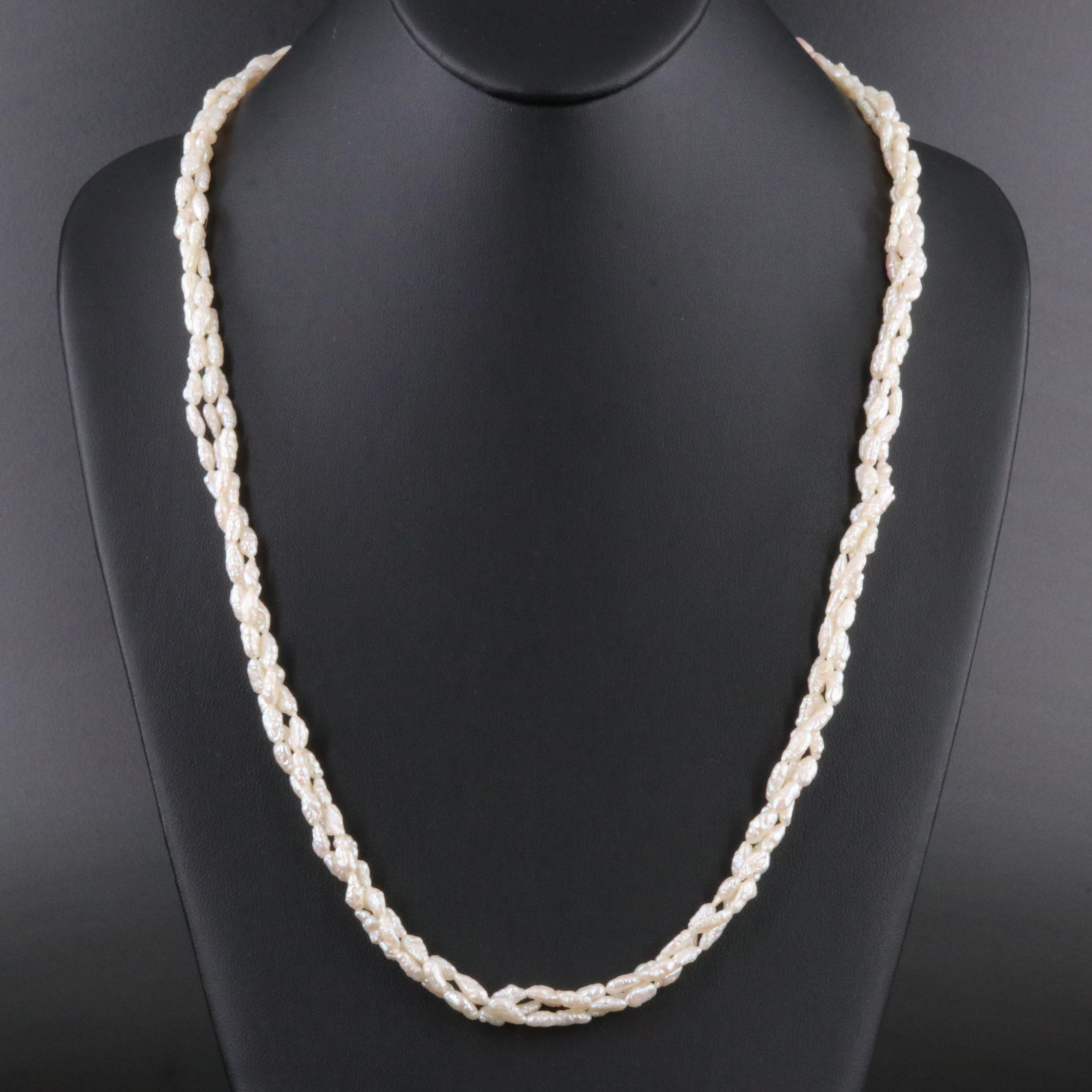 Pearl Torsade with Sterling Clasp