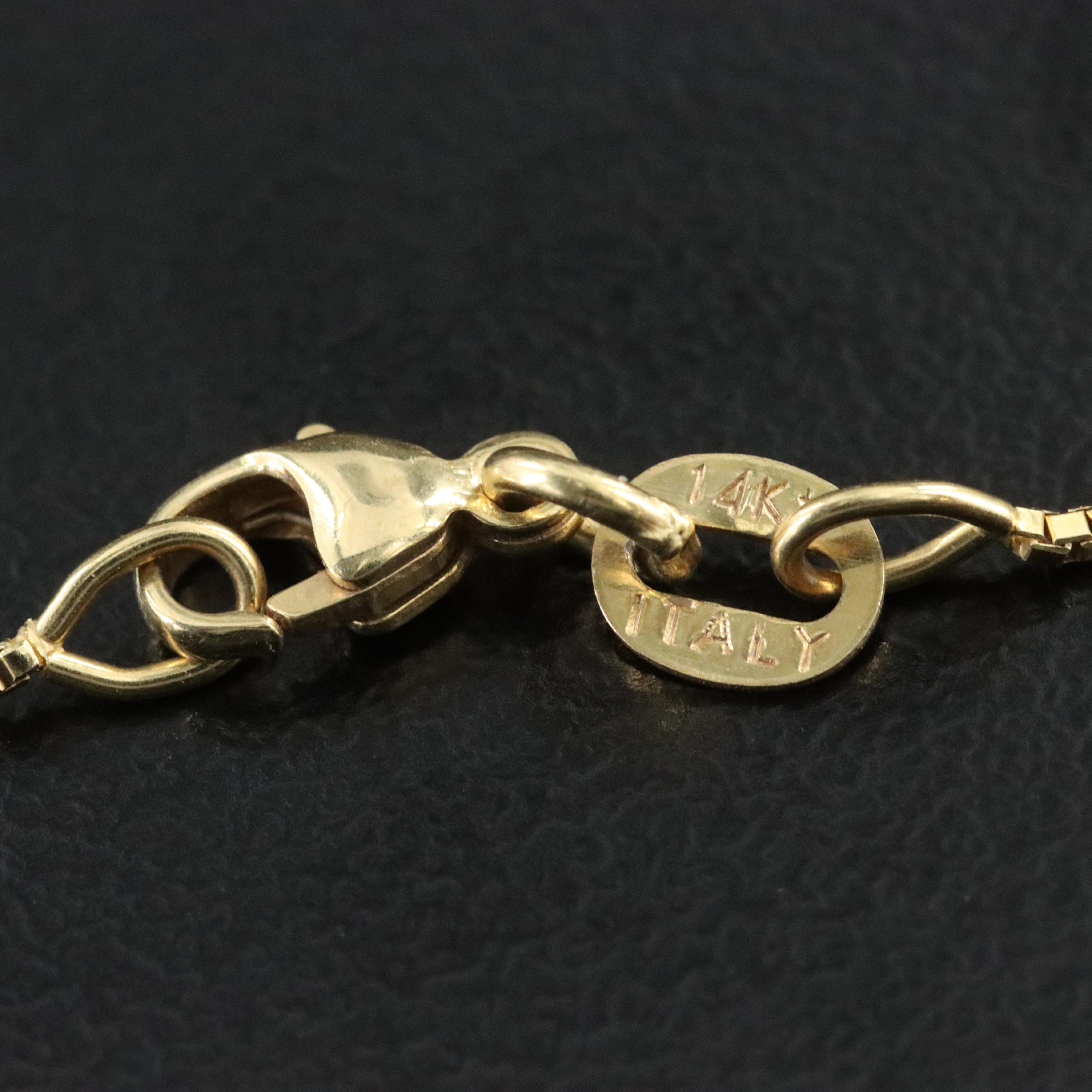 James Carter 18K Cloisonné, Opal, and Diamond Sunset Pendant with 14K Chain