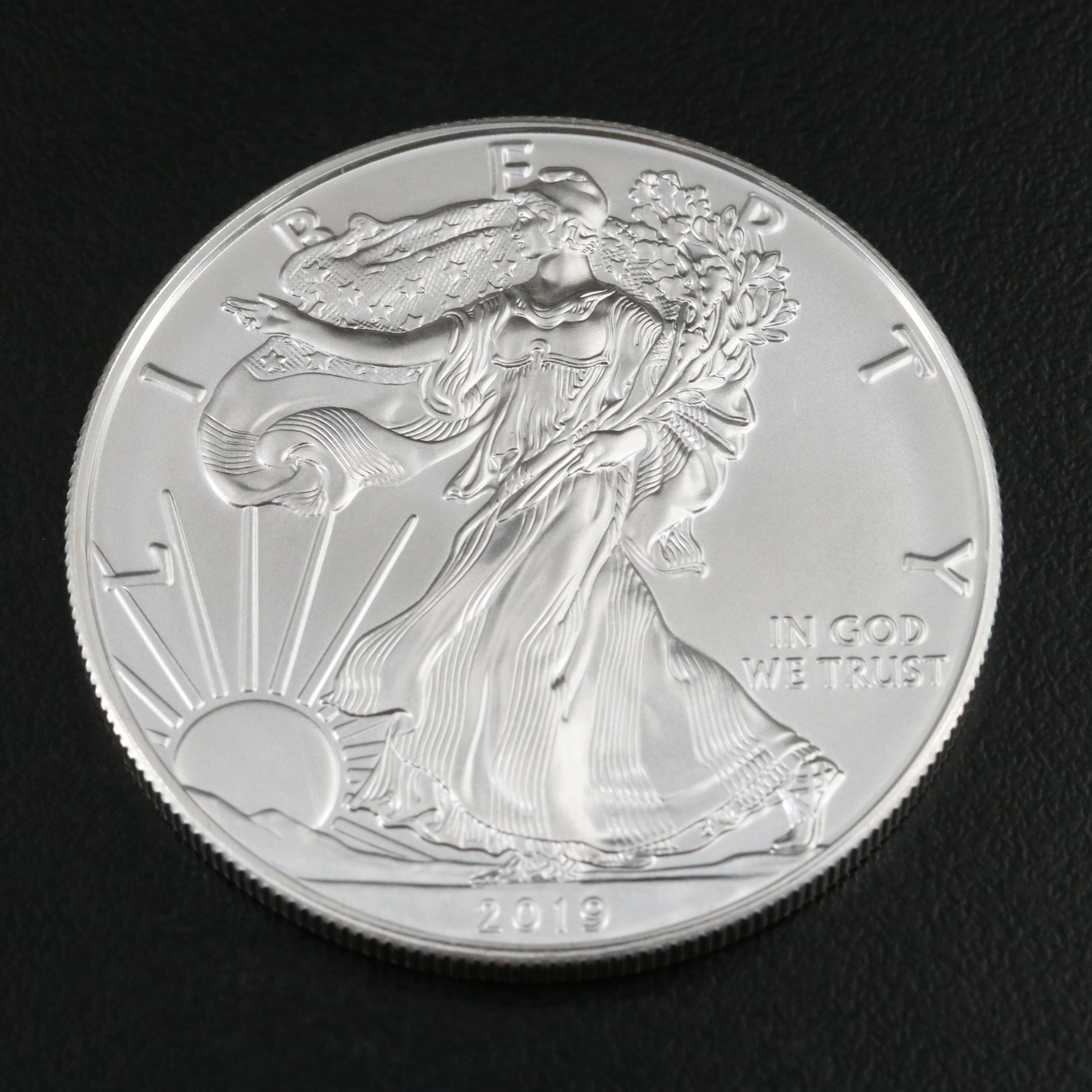Two 2019 U.S. Silver Eagles