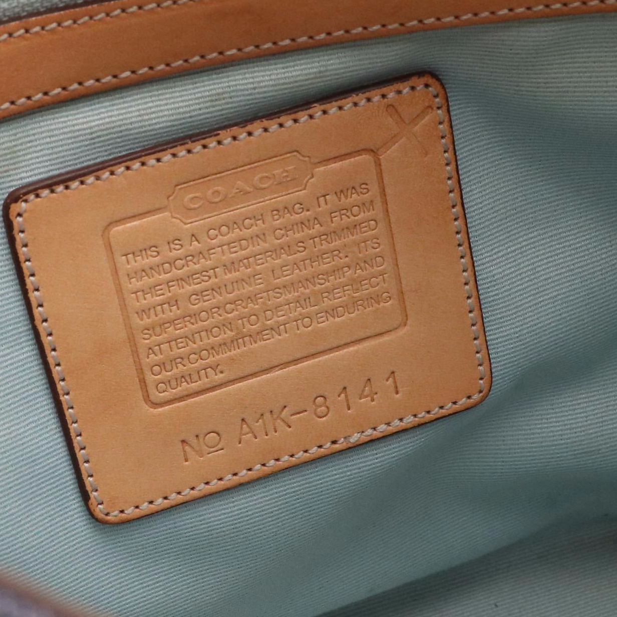 Coach Red and Black Leather Hobo Shoulder Bags, Zippered Denim Bag