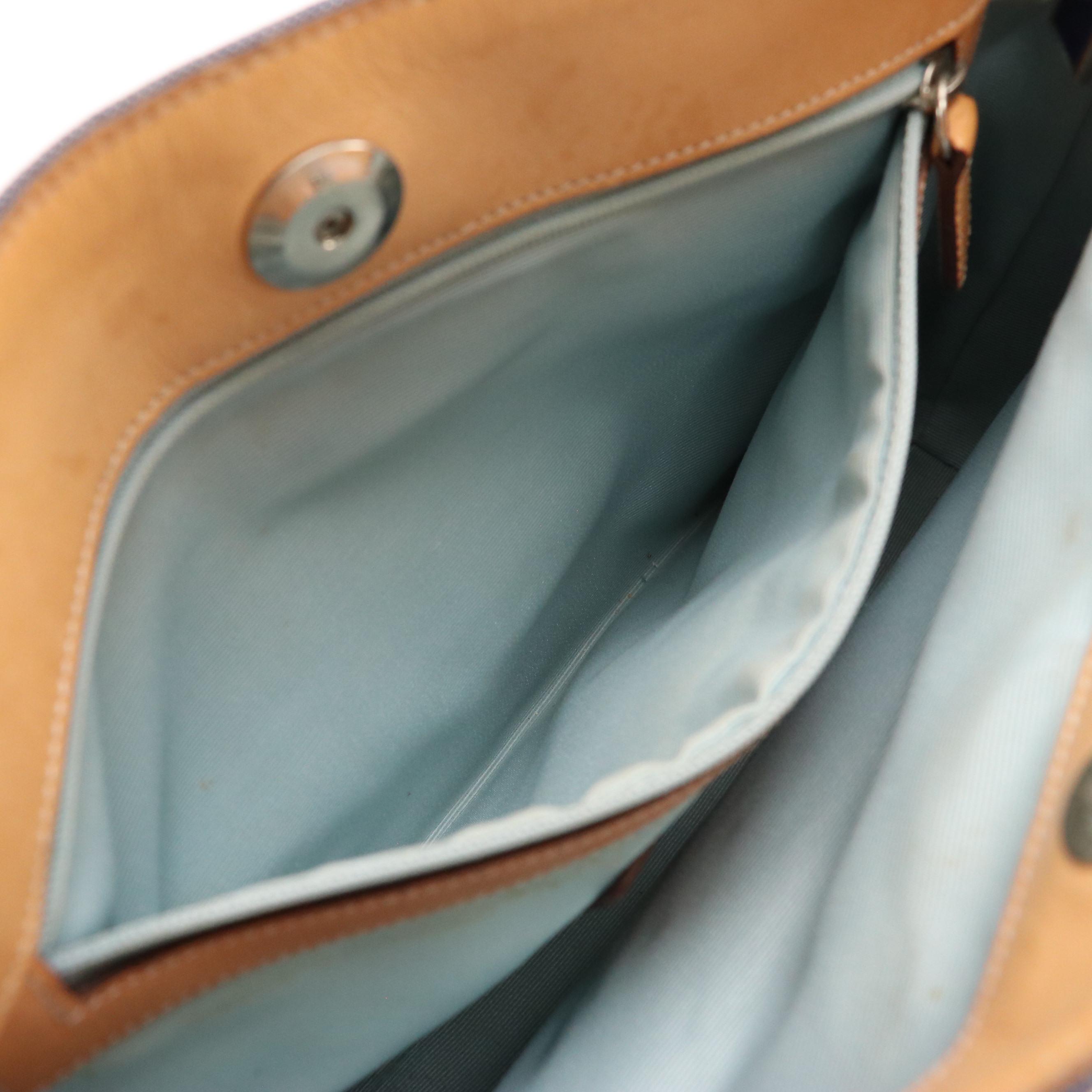 Coach Red and Black Leather Hobo Shoulder Bags, Zippered Denim Bag