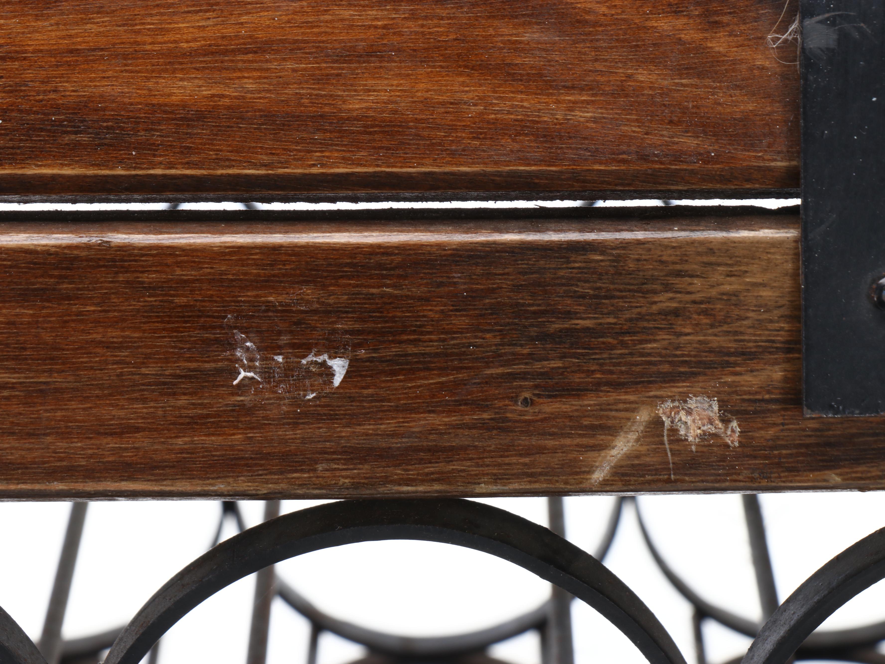 Wooden and Metal Trunk Wine Rack