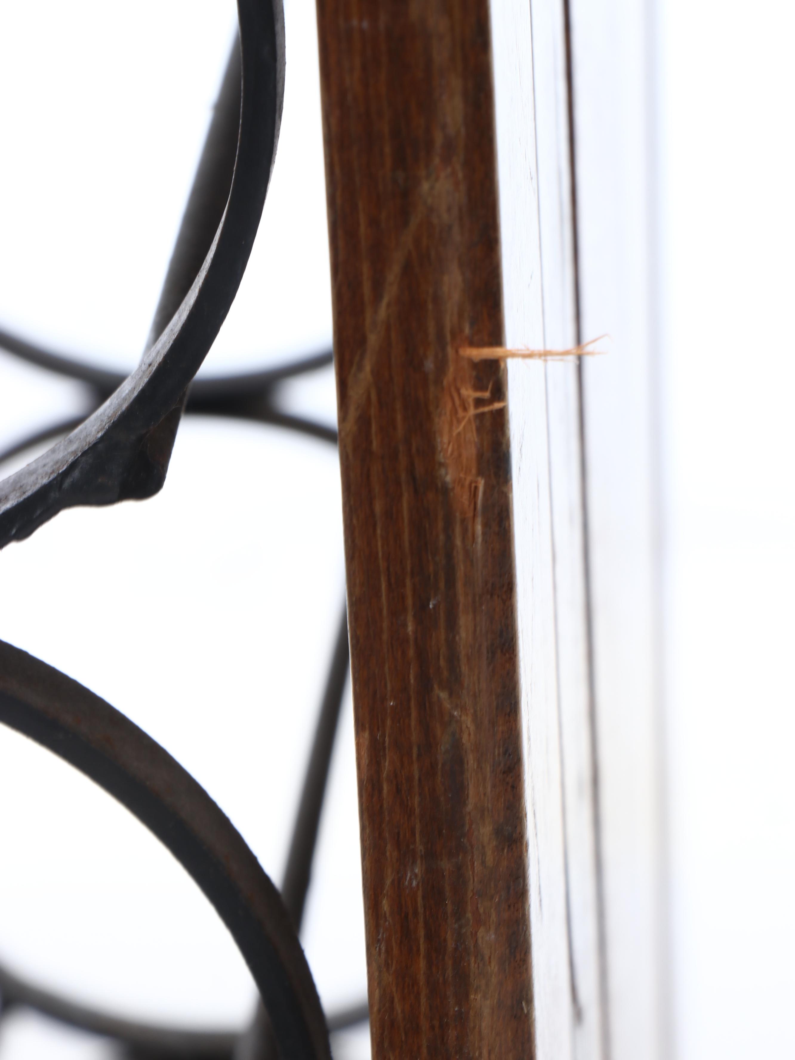 Wooden and Metal Trunk Wine Rack