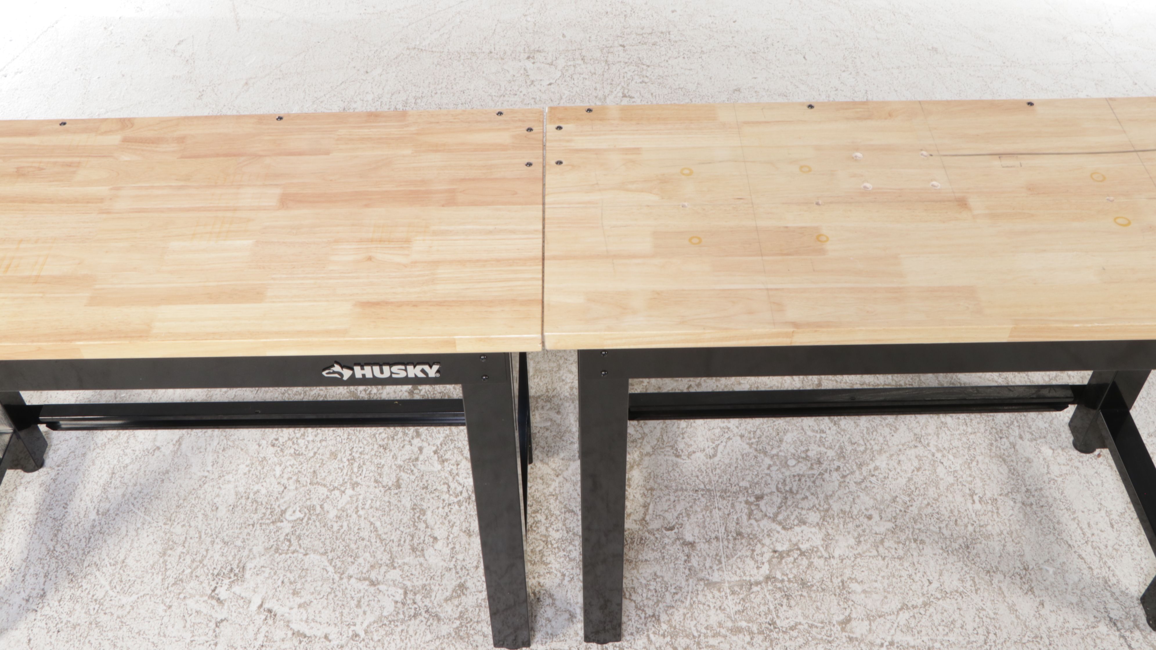 Pair of Husky Work Tables