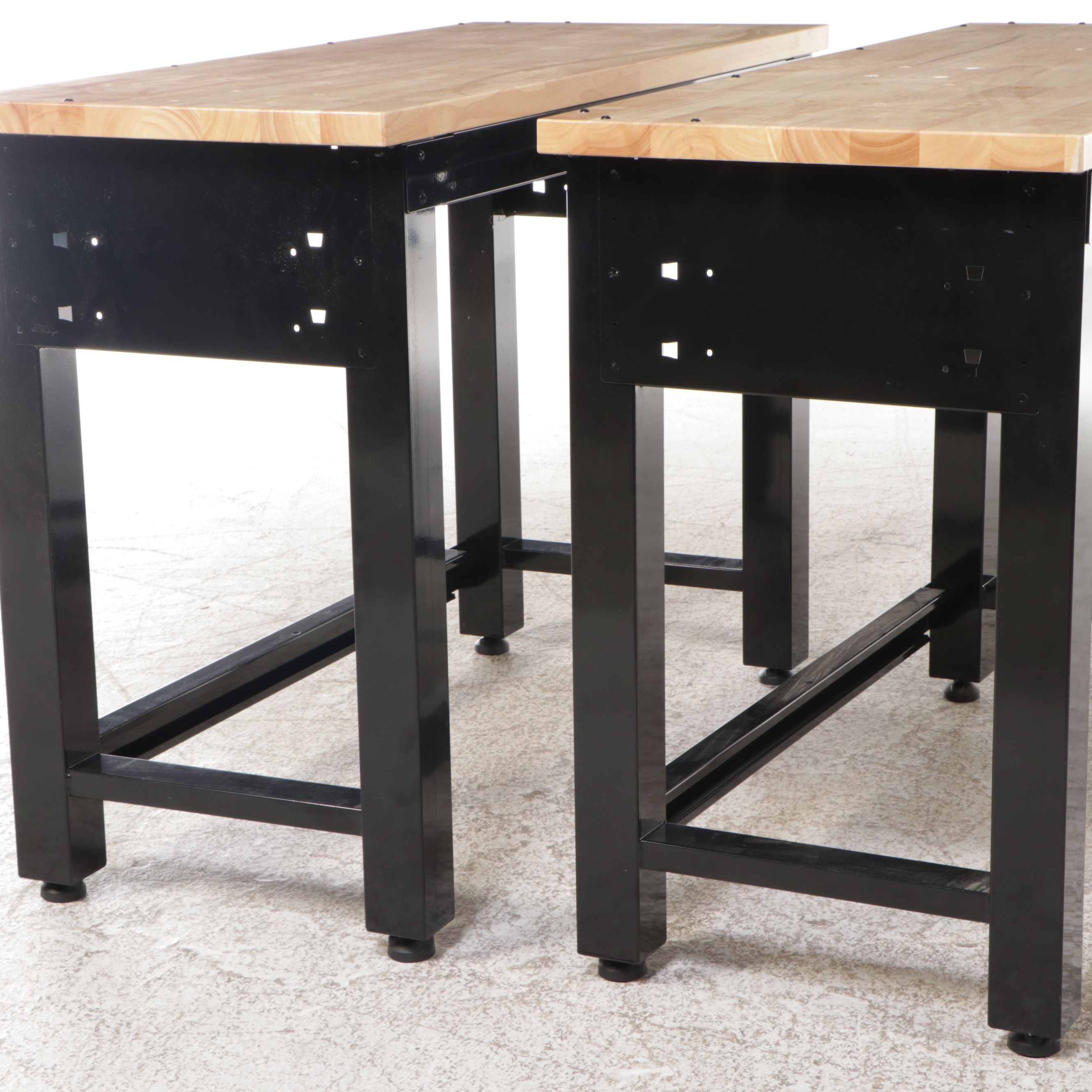 Pair of Husky Work Tables