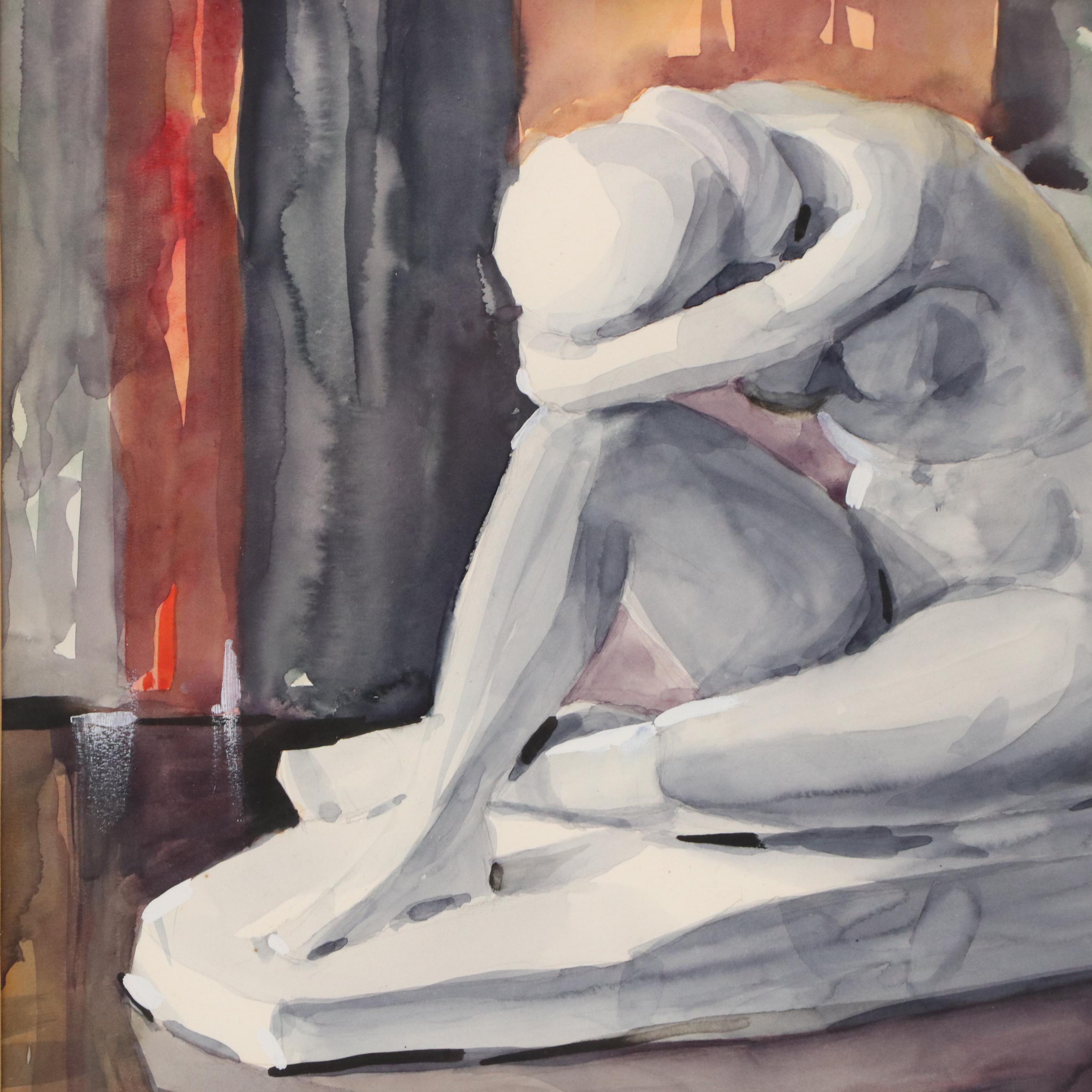 Justin L. Kilbourne Watercolor Still Life "Invocation"