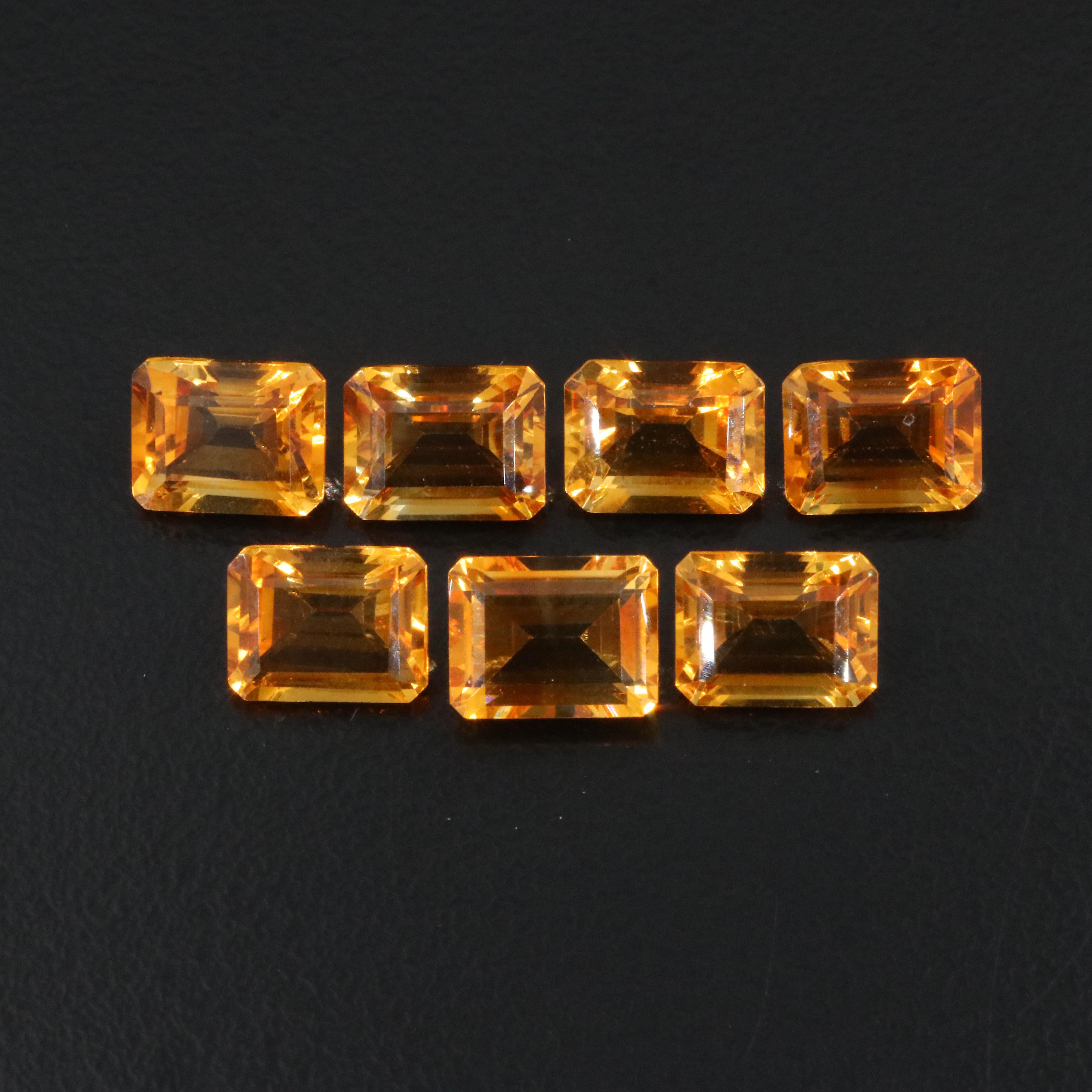 Loose 15.29 CTW Citrine Lot