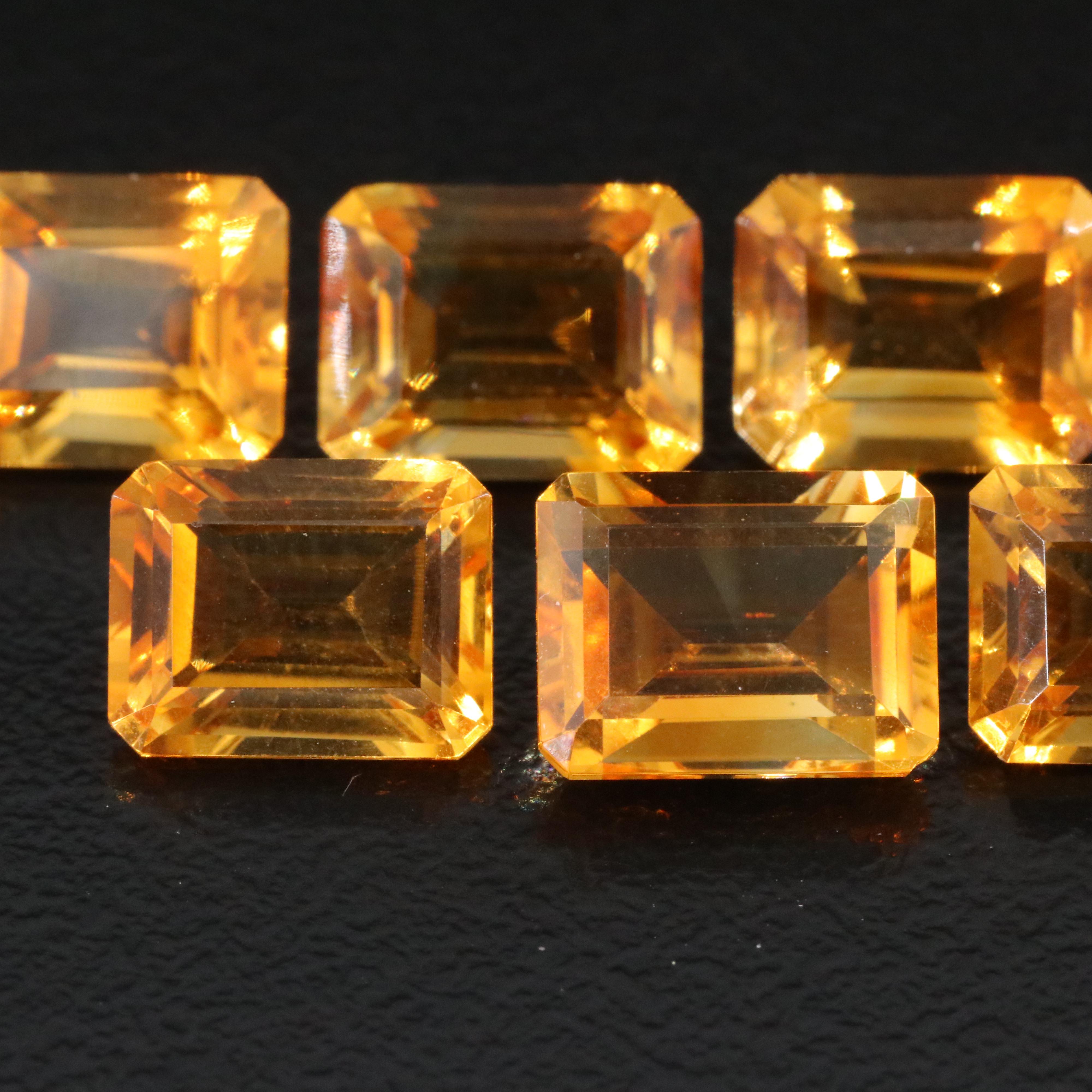 Loose 15.29 CTW Citrine Lot
