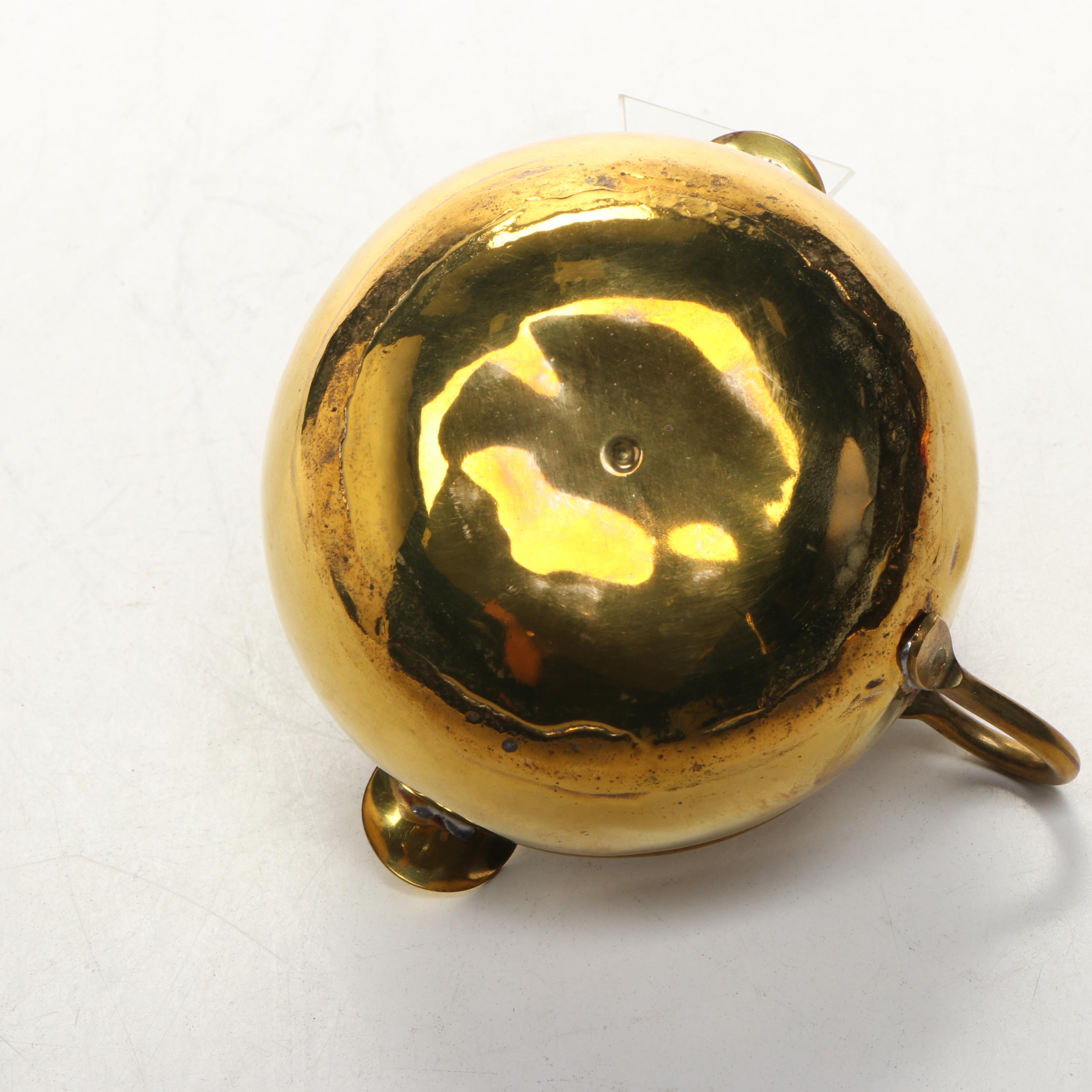 Indian Brass Candlesticks with Other Brass Candlestick and Ashtrays