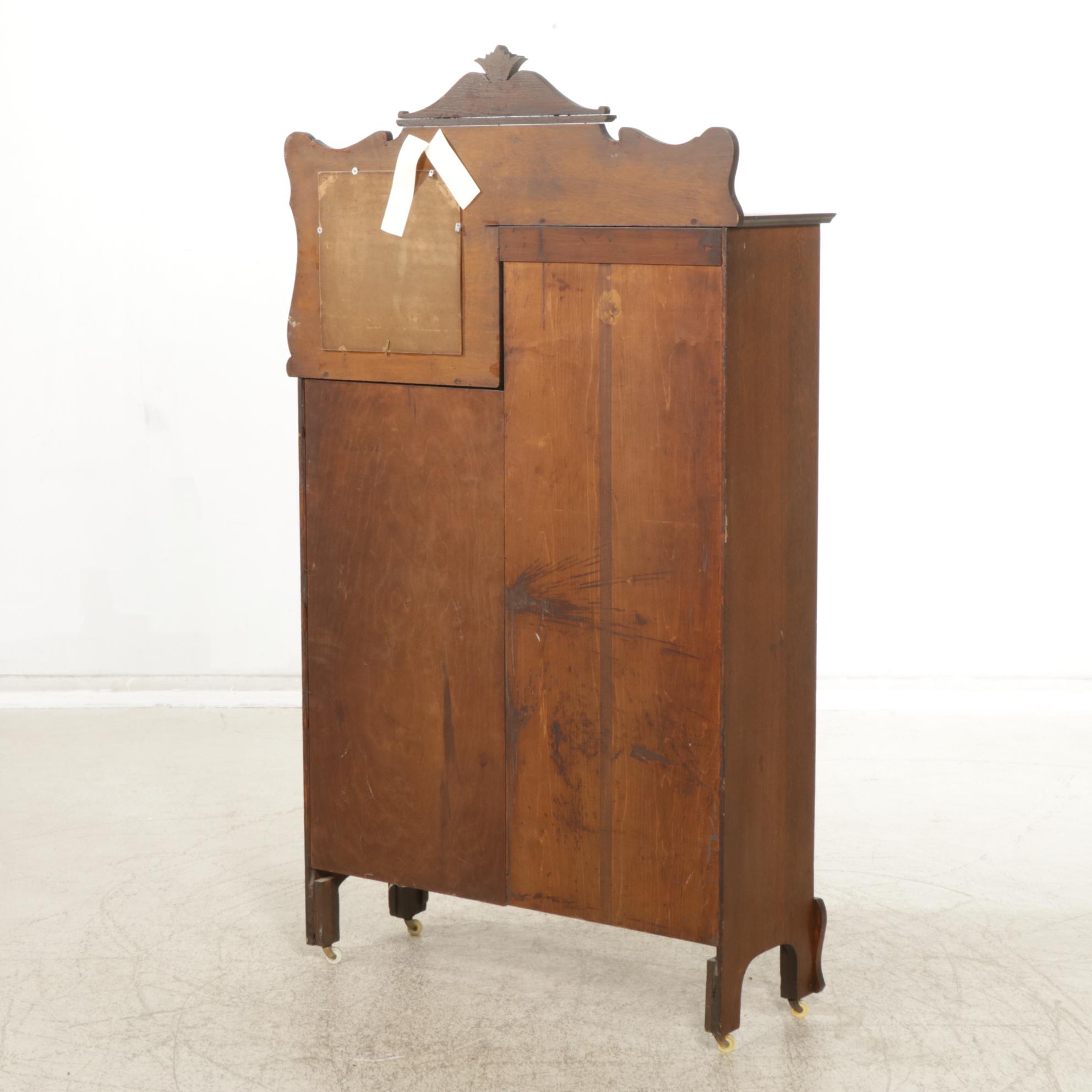 Victorian Oak Side-by-Side Desk, Late 19th to Early 20th Century
