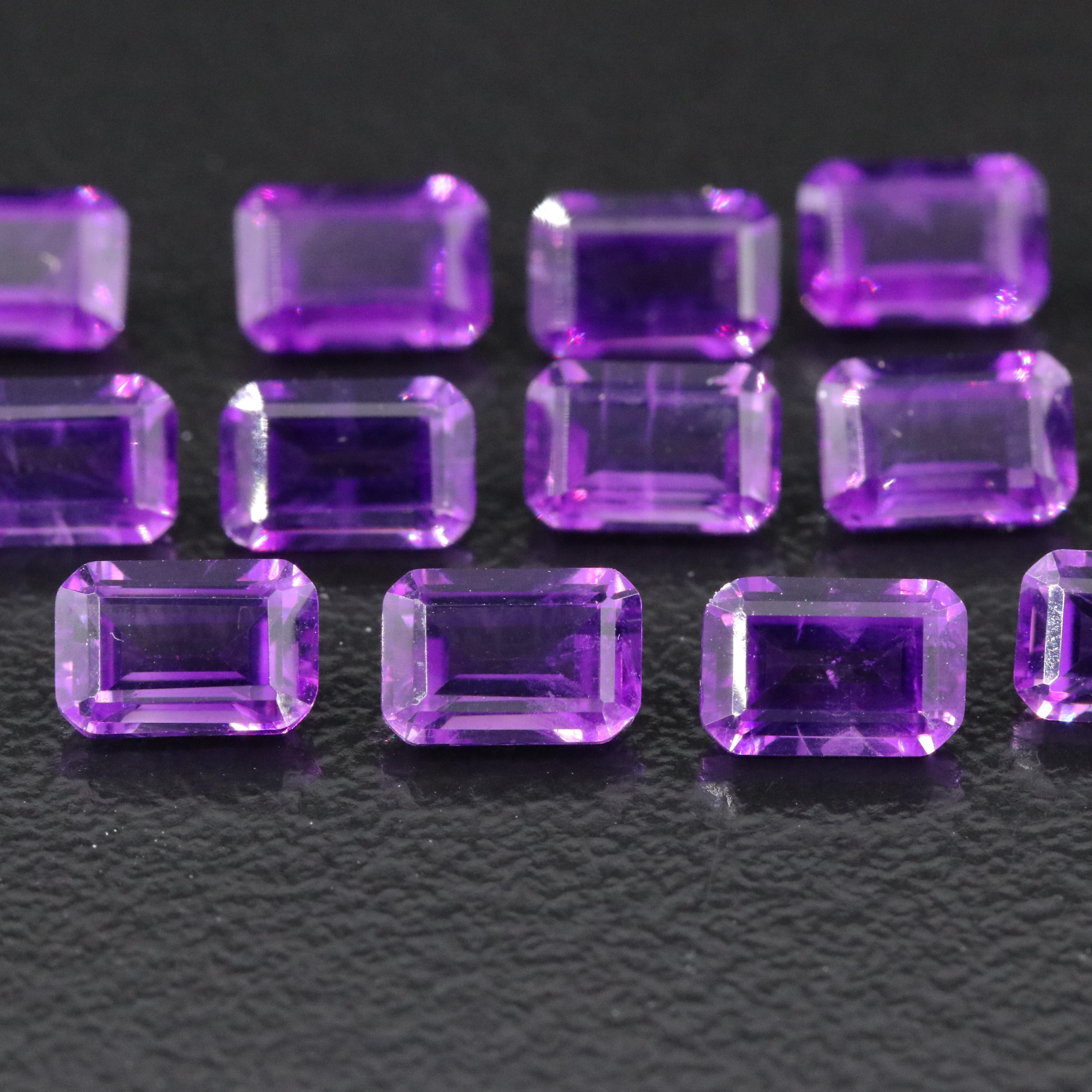 Loose 8.23 CTW Amethyst Lot