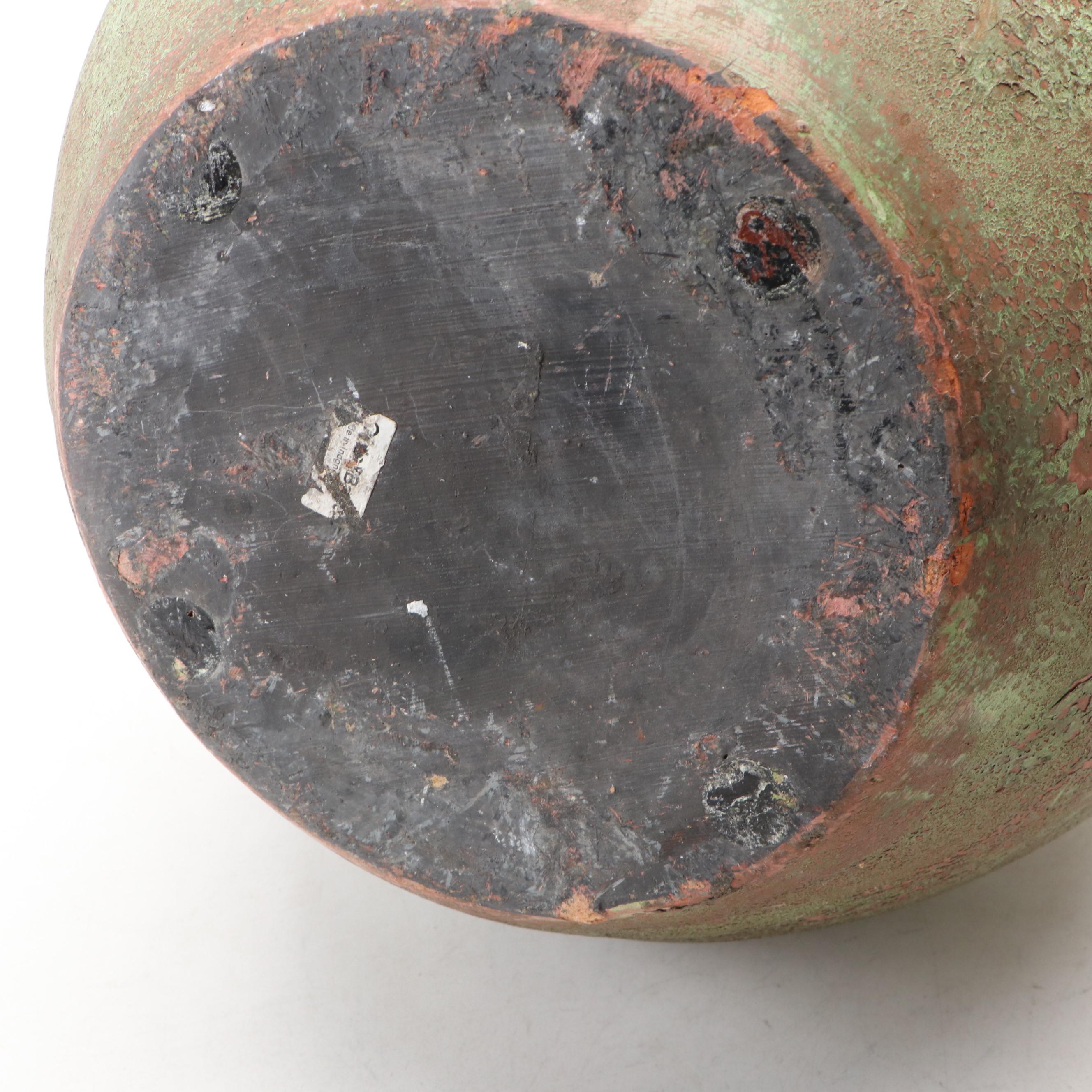 Oxidized Style Ceramic Vases