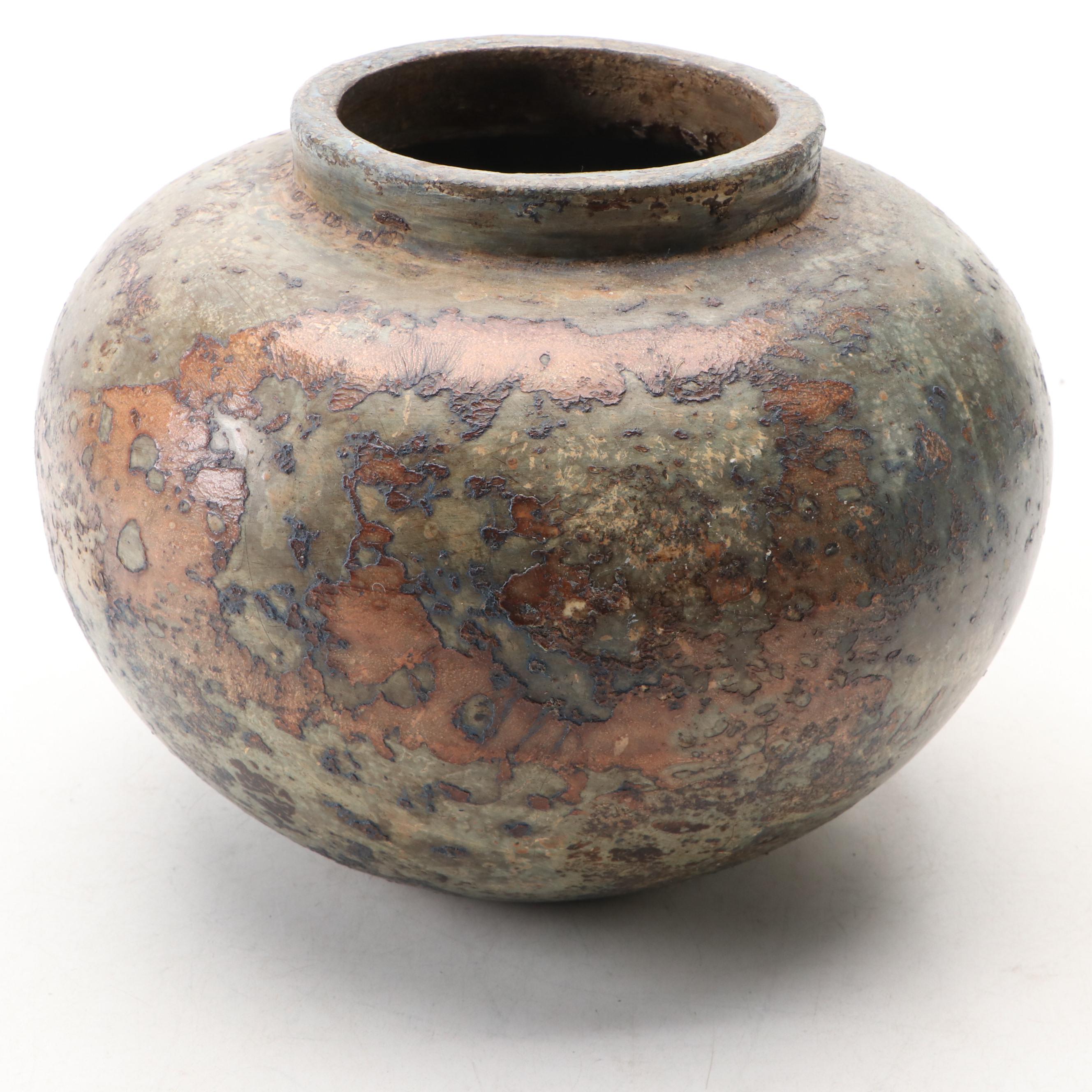 Oxidized Style Ceramic Vases