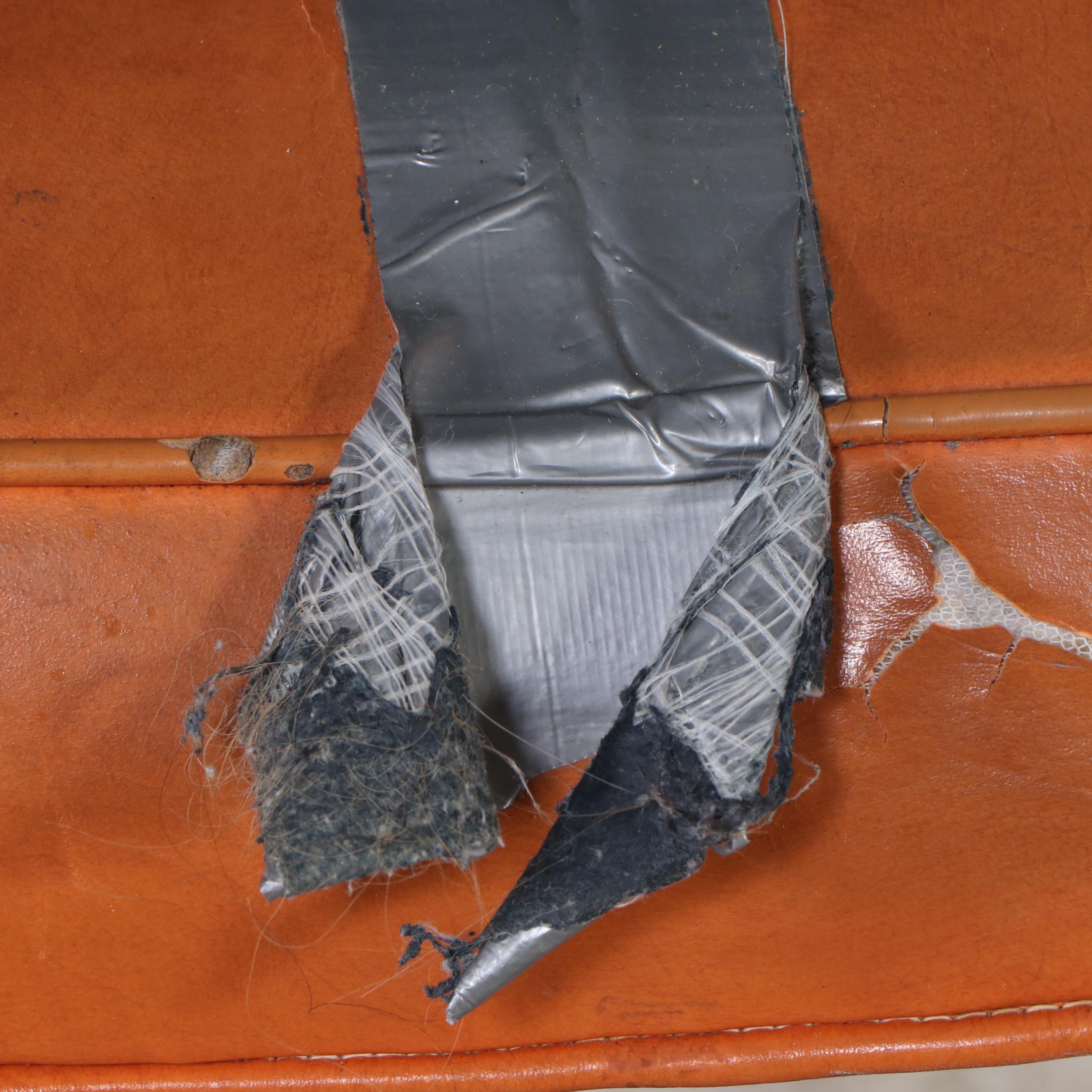 Vintage Orange Vinyl Takara Belmont Styling Chair