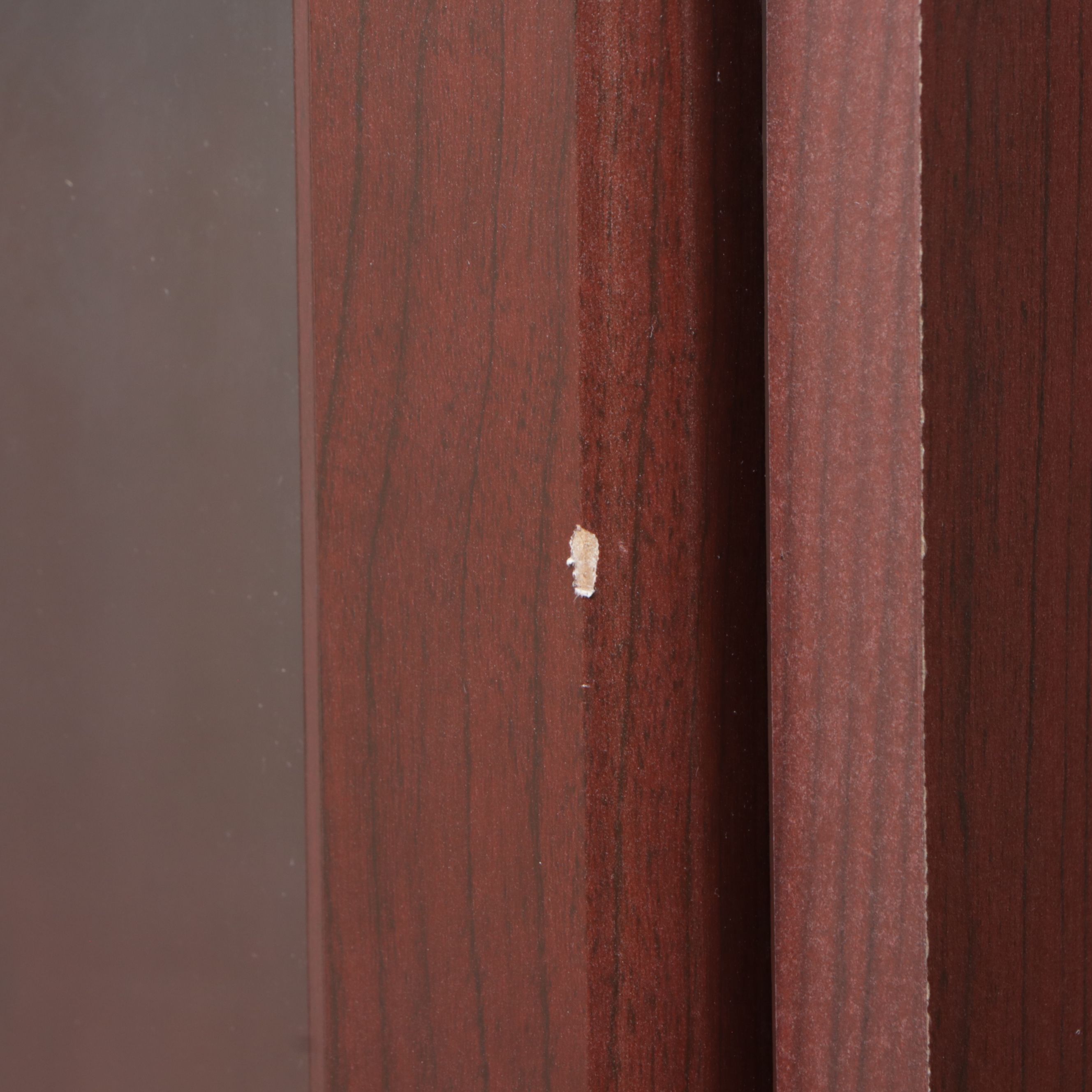 Art Deco Style Mahogany Finish Barrister's Bookcase