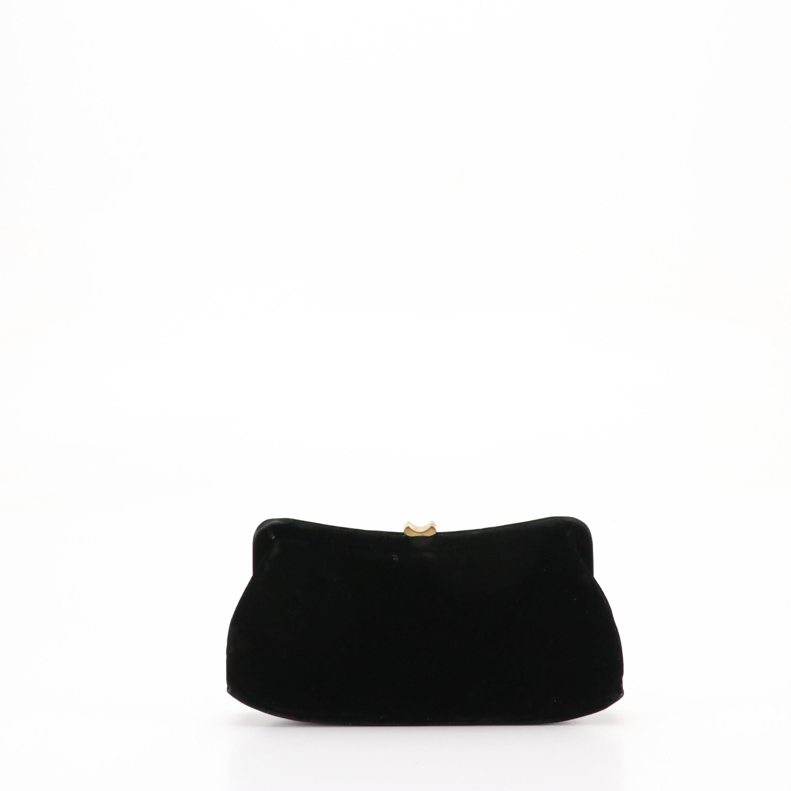 Margolin Fold Over Clutch, Garay Black Velvet Clutch & Other Convertible Clutch