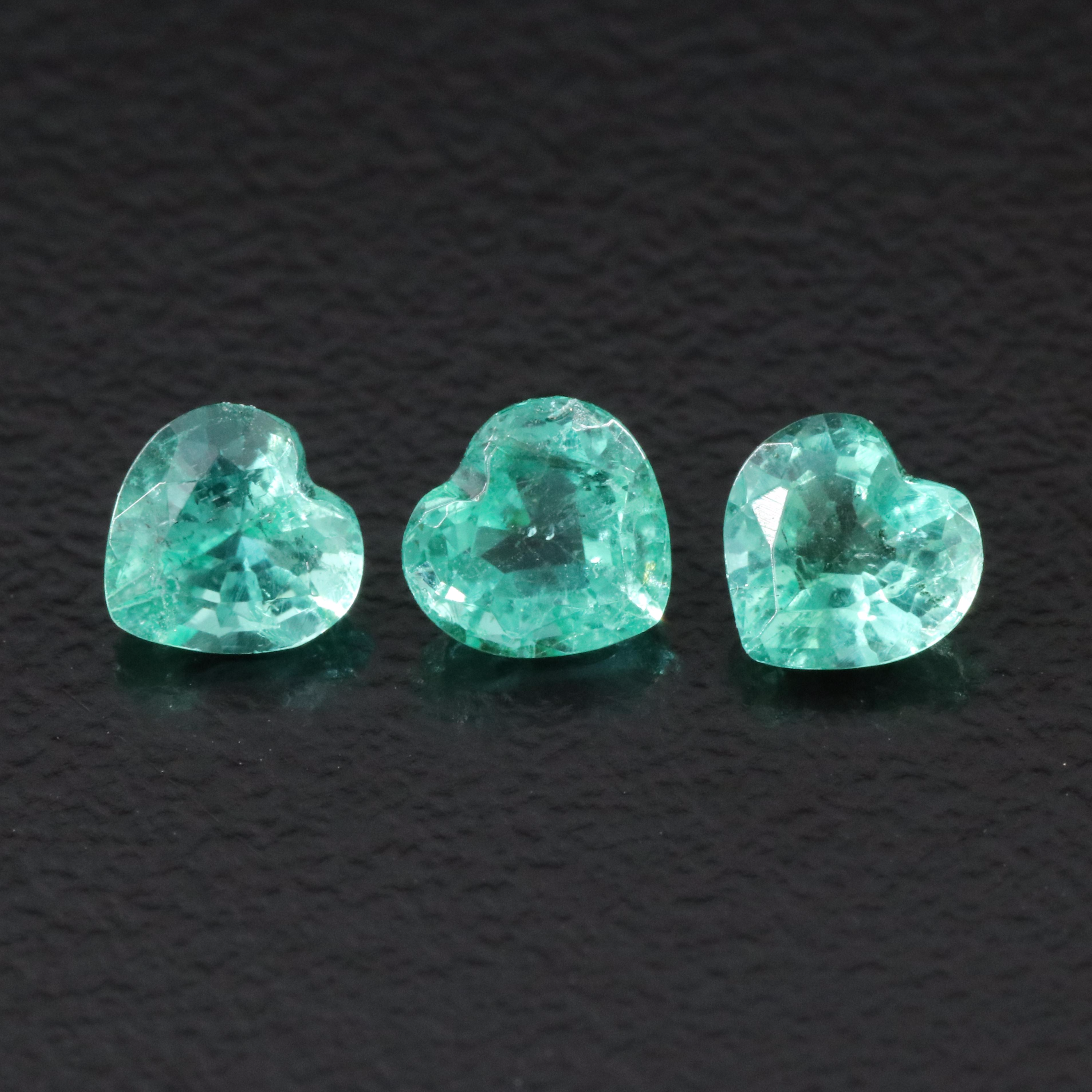 Loose 1.29 CTW Emerald Lot