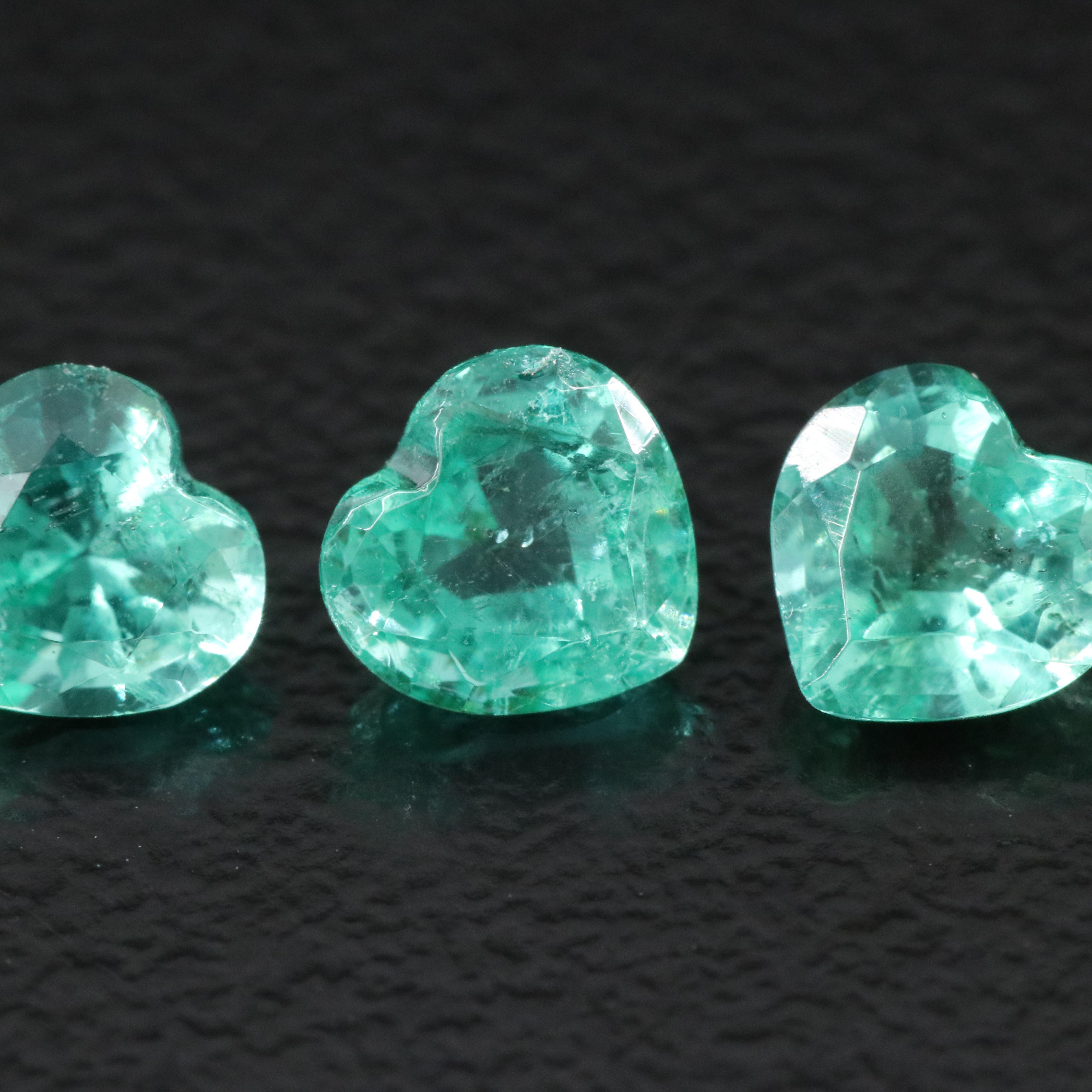 Loose 1.29 CTW Emerald Lot