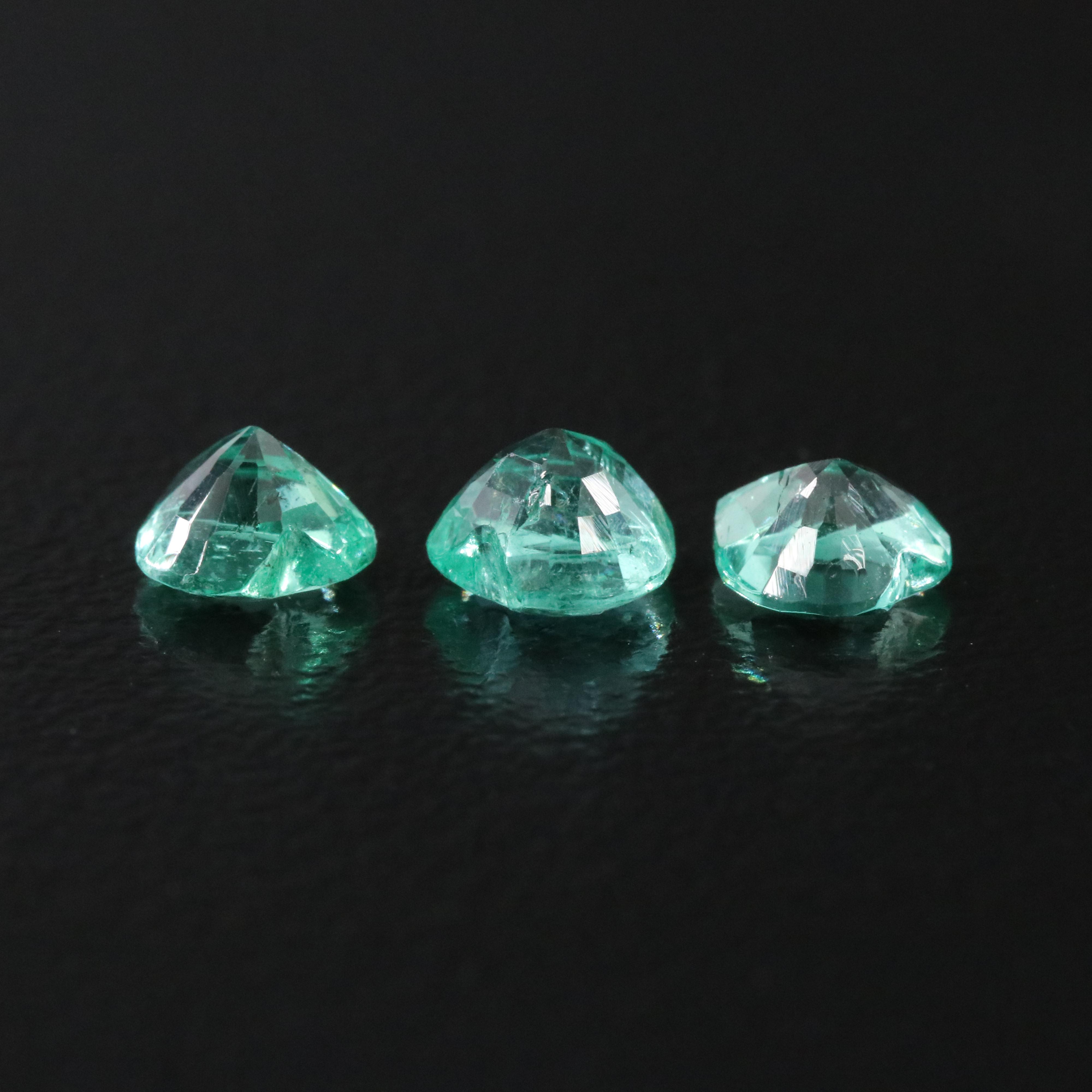 Loose 1.29 CTW Emerald Lot