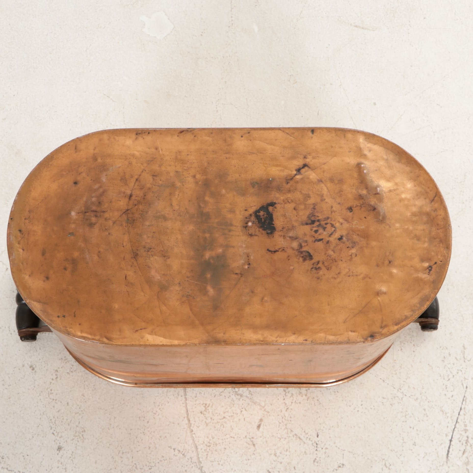Copper Boiler Tub with Lid, 20th Century