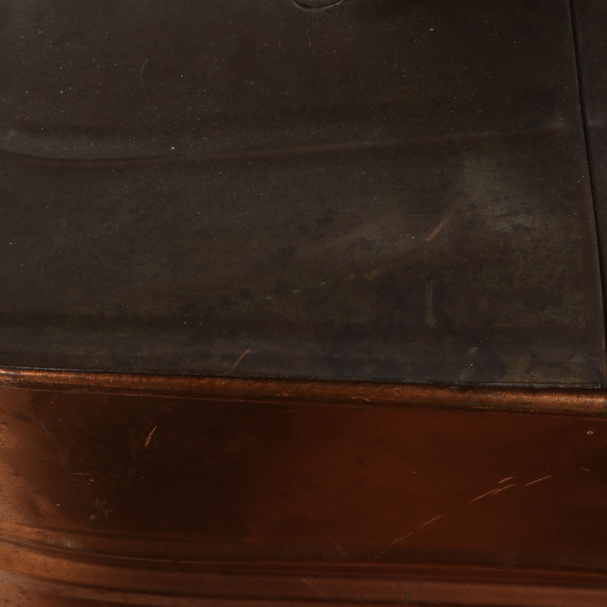 Copper Boiler Tub with Lid, 20th Century