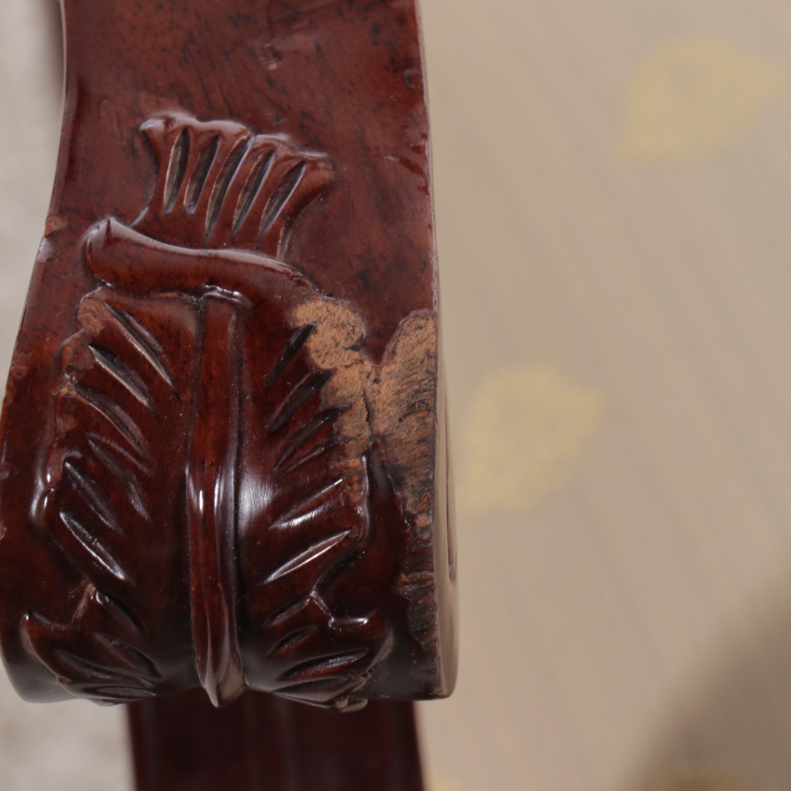 Set of Ten Chippendale Style Mahogany Dining Chairs