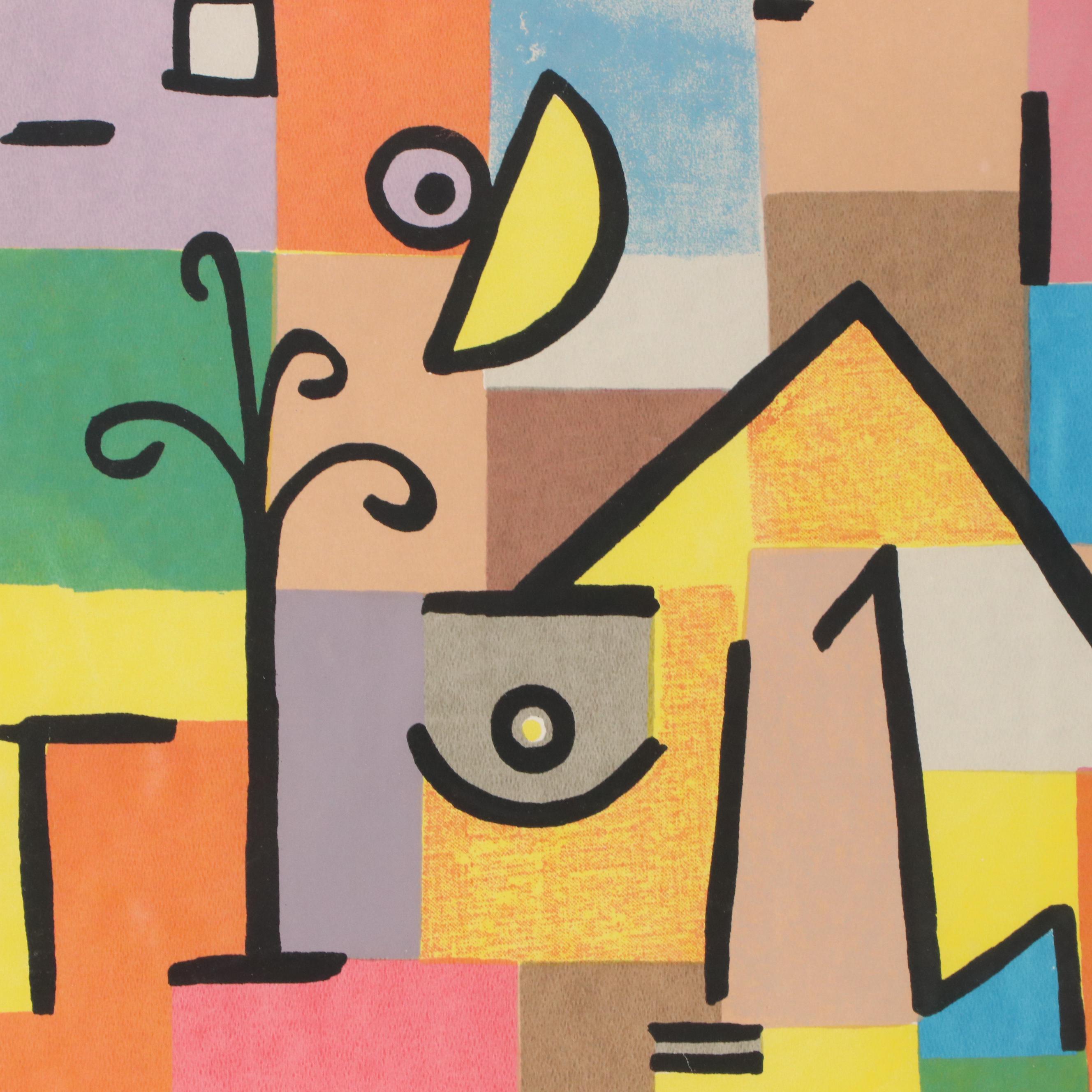 Serigraph After Paul Klee "Oriental Bliss," Mid-20th Century