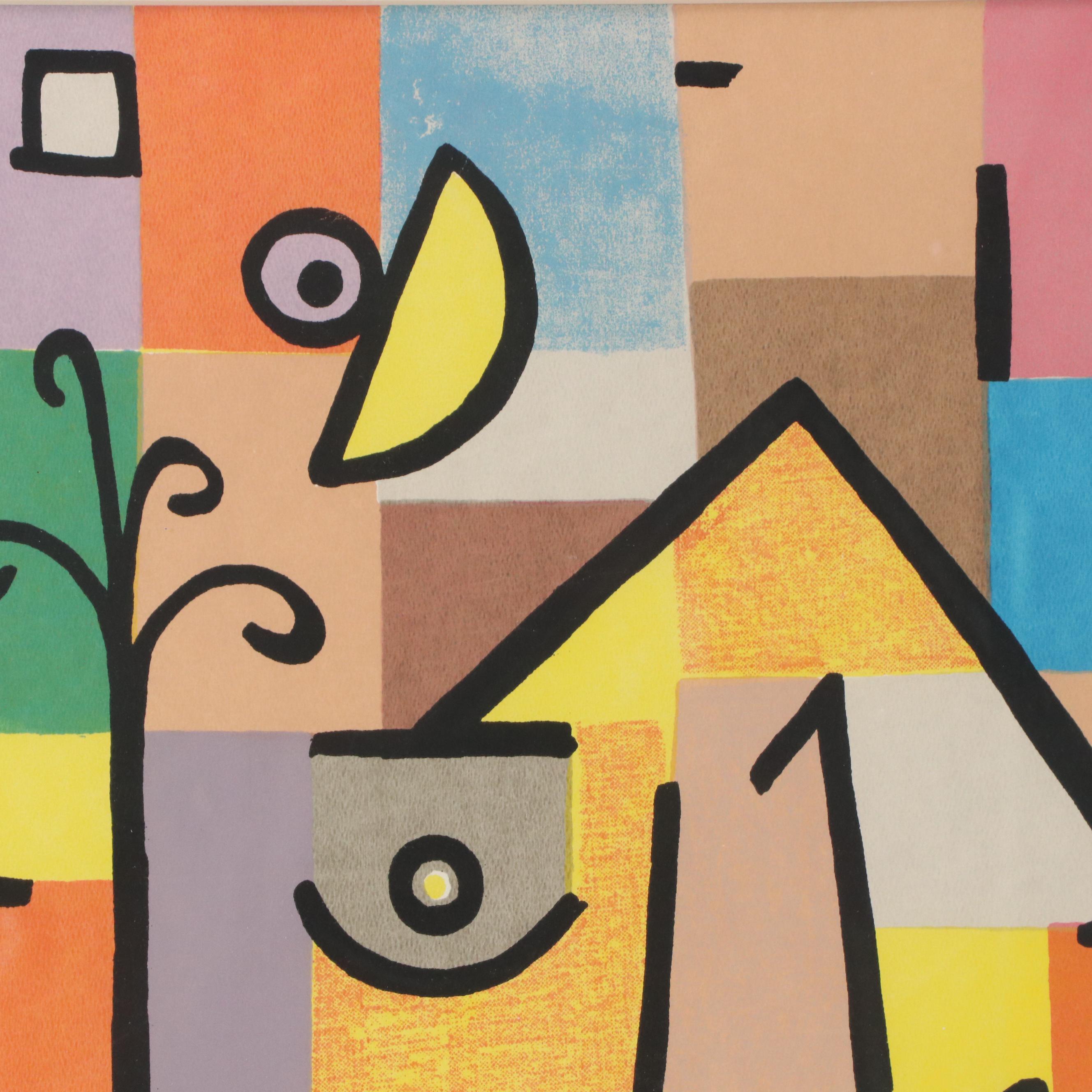 Serigraph After Paul Klee "Oriental Bliss," Mid-20th Century