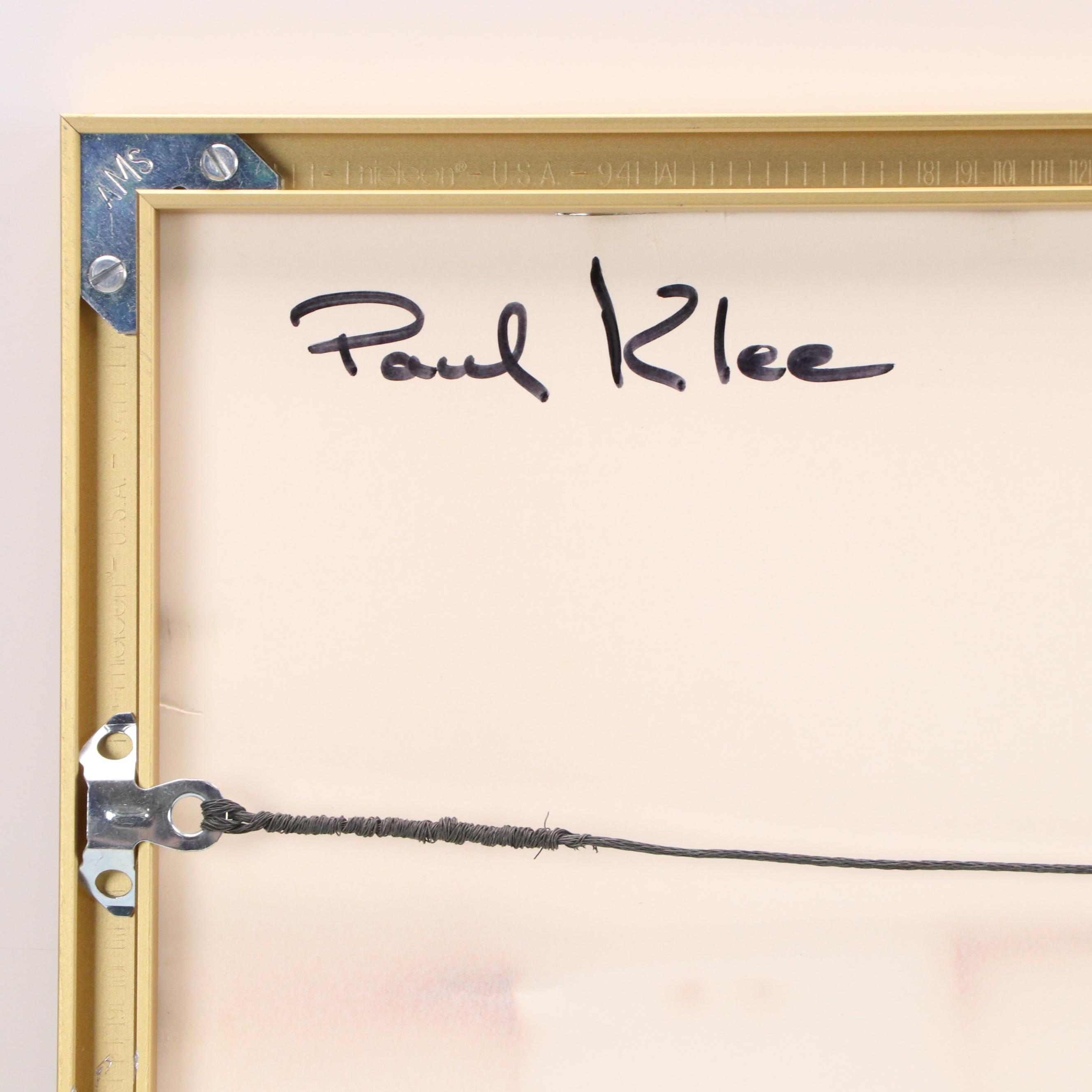 Serigraph After Paul Klee "Oriental Bliss," Mid-20th Century