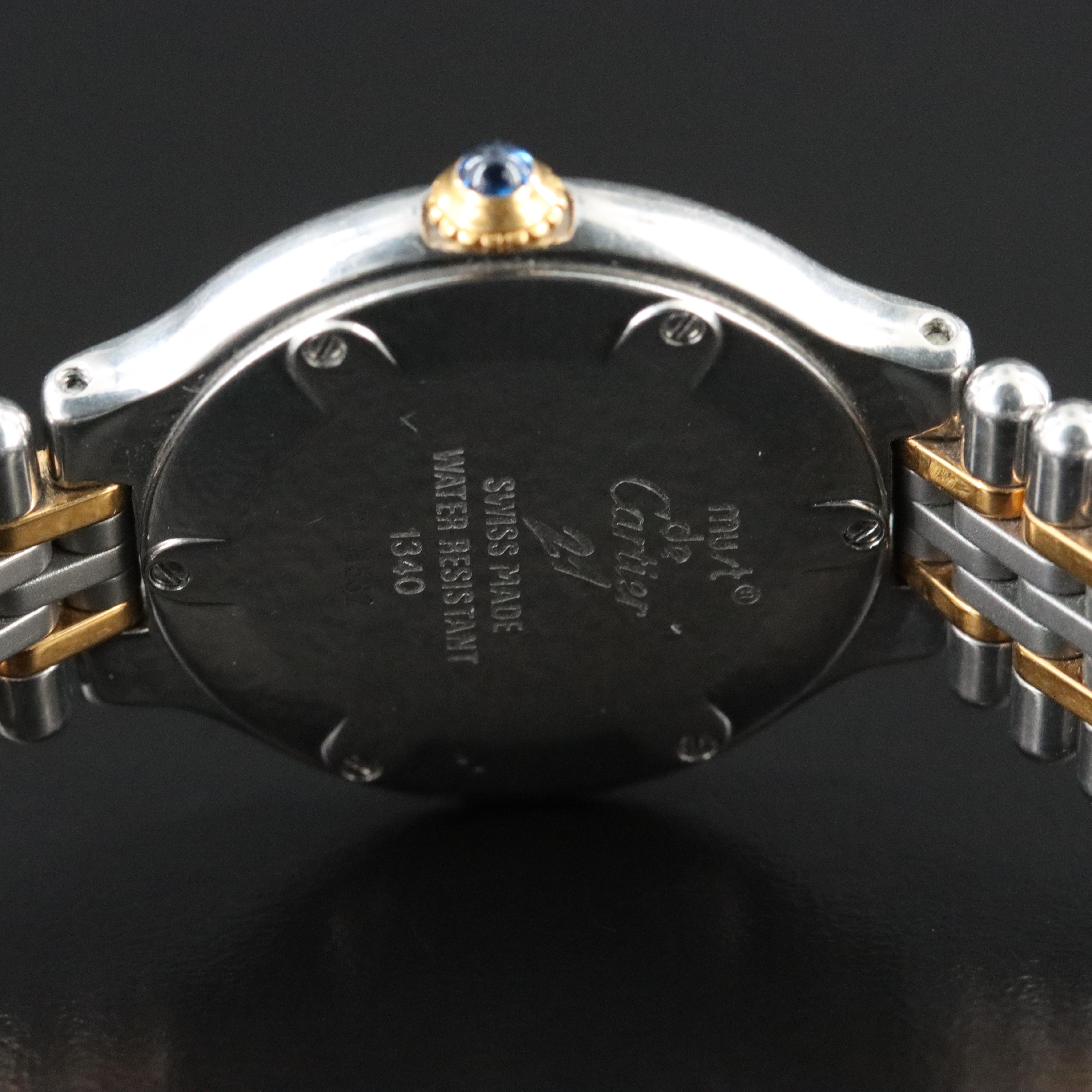 Cartier Must de Cartier 21 18Kt  and Stainless Steel Watch