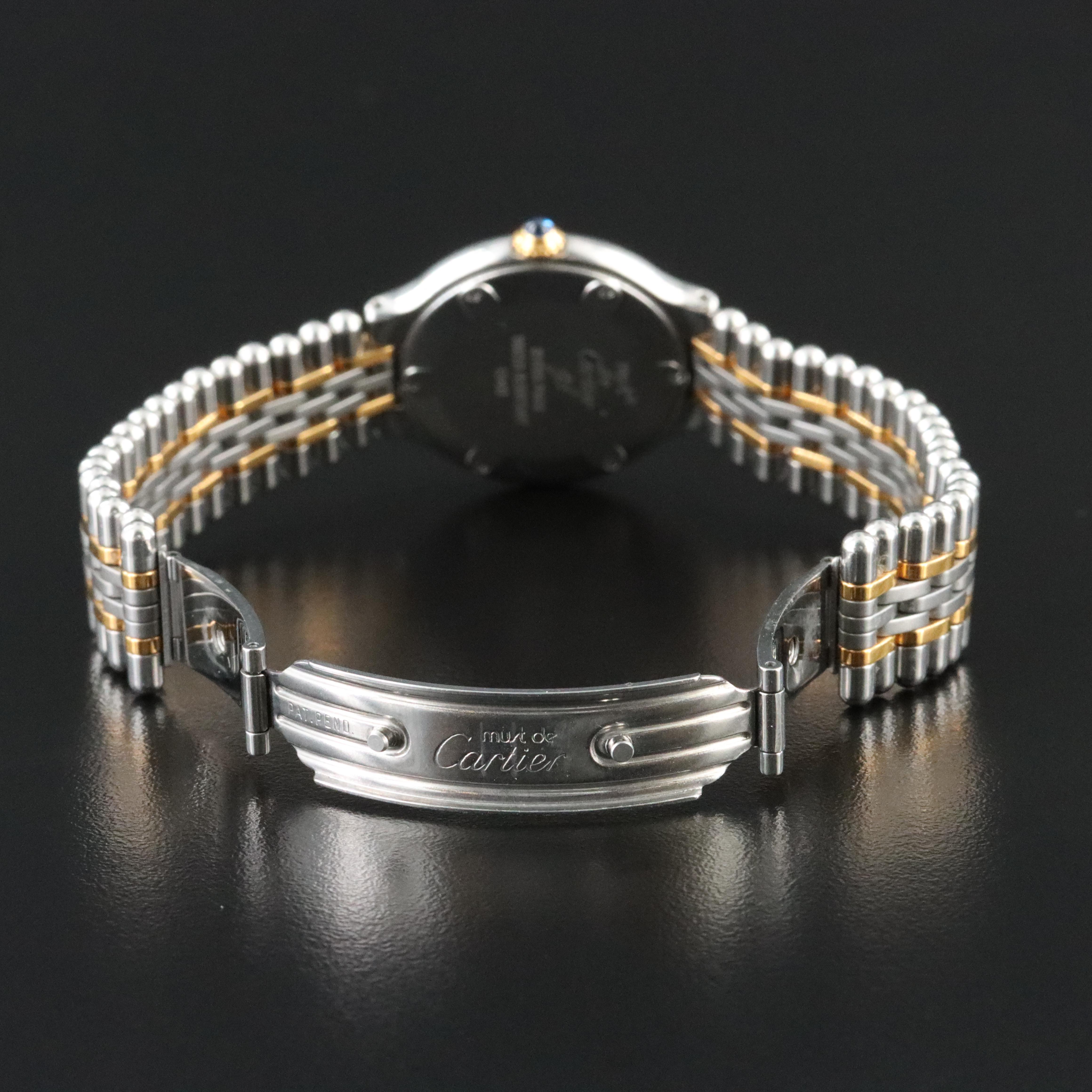 Cartier Must de Cartier 21 18Kt  and Stainless Steel Watch