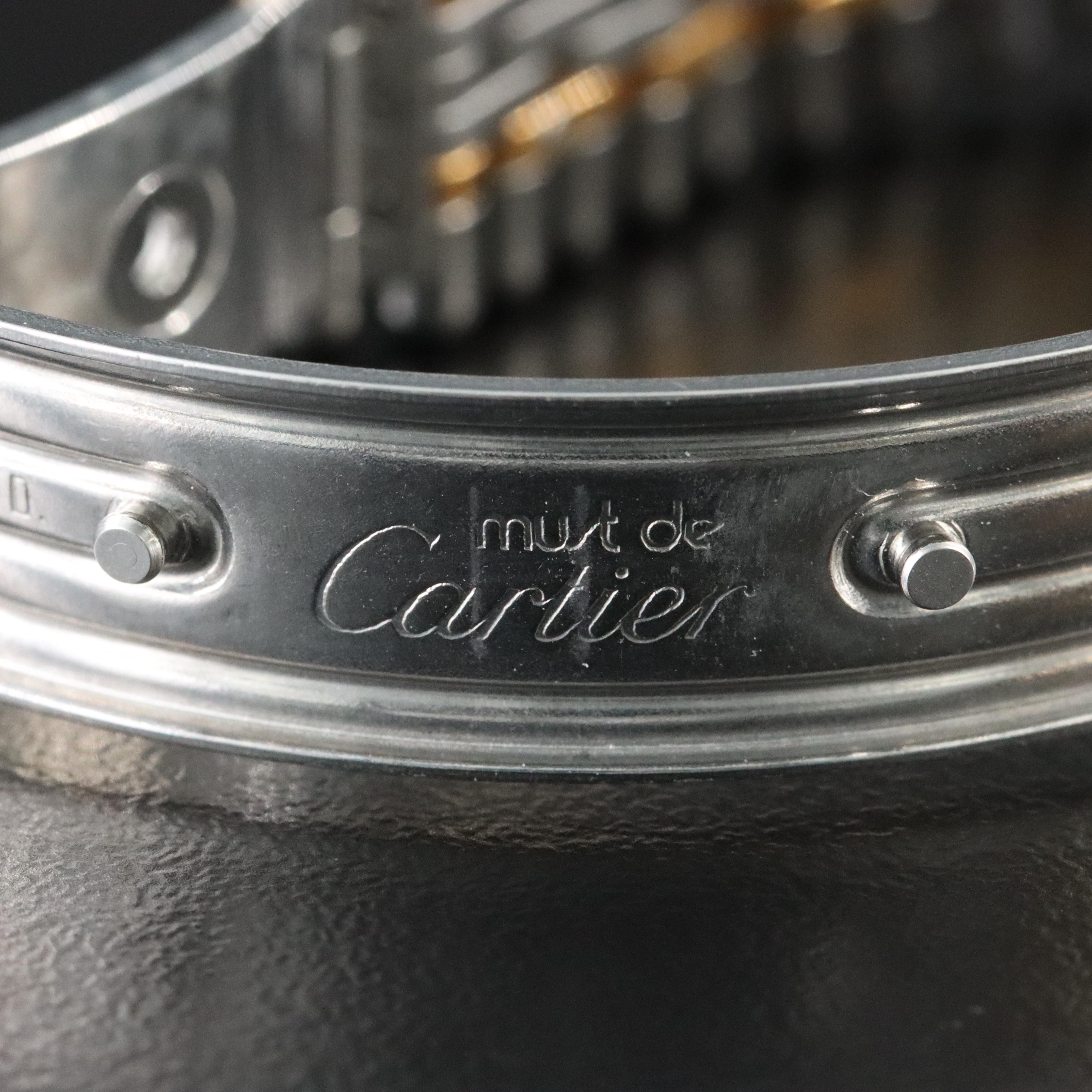 Cartier Must de Cartier 21 18Kt  and Stainless Steel Watch