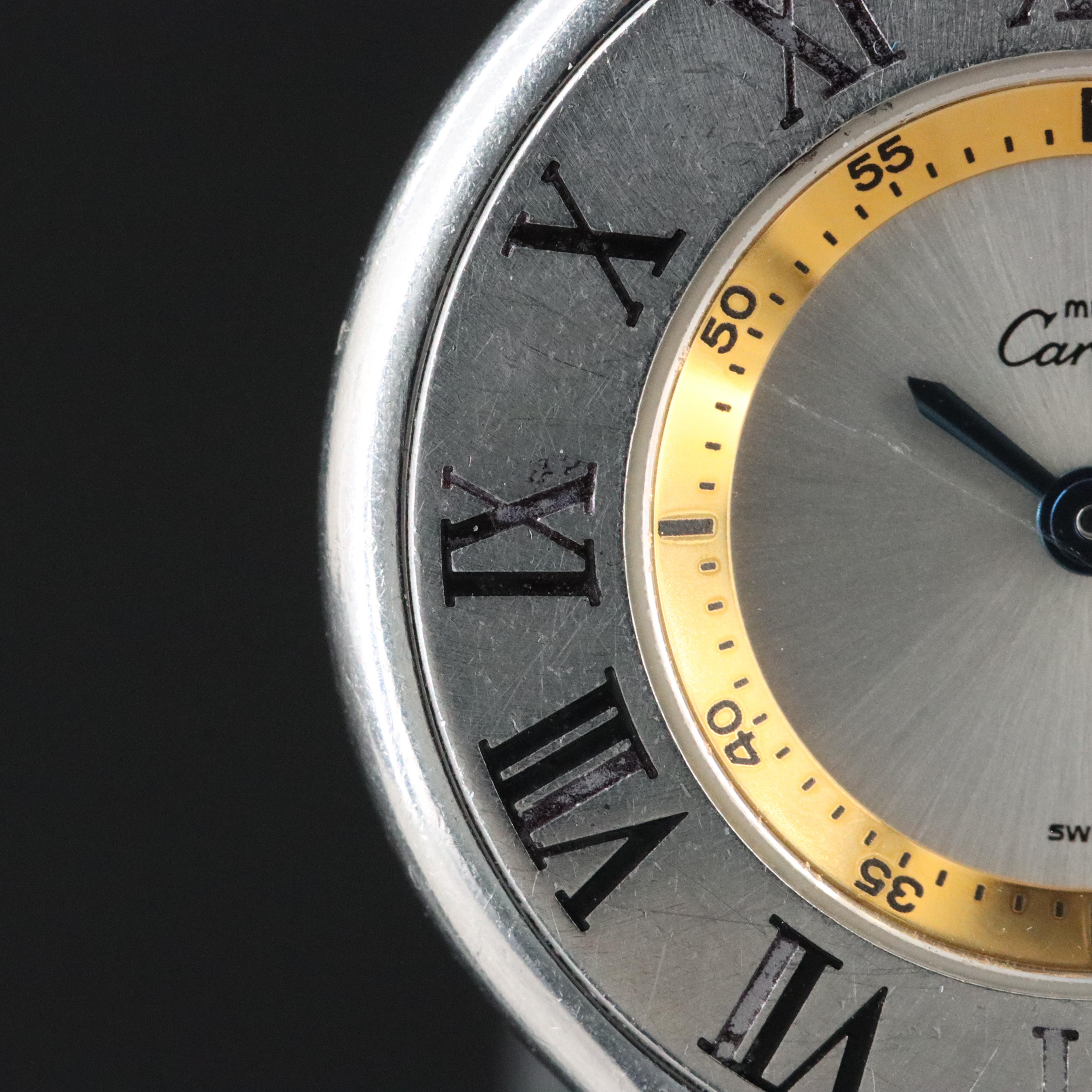 Cartier Must de Cartier 21 18Kt  and Stainless Steel Watch