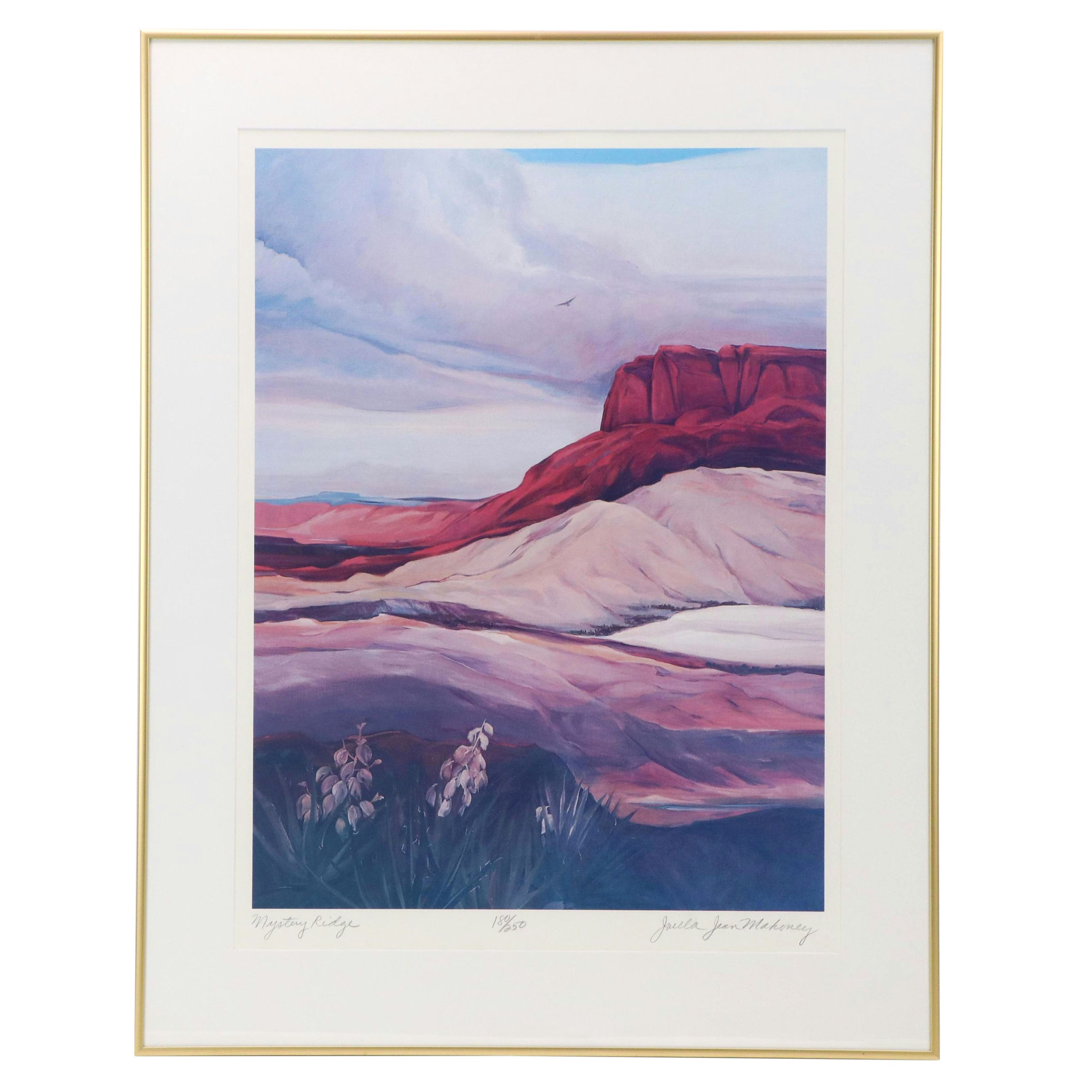 Joella Jean Mahoney Offset Lithograph "Mystery Ridge"