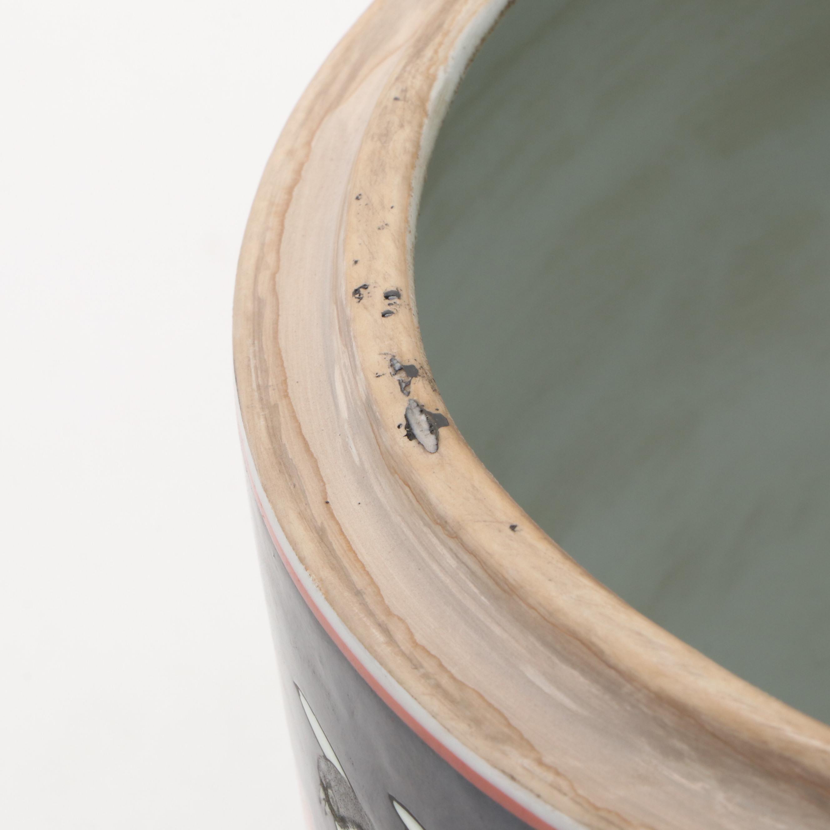 Andrea by Sadek Chinese Famille Noire Porcelain Lidded Jars