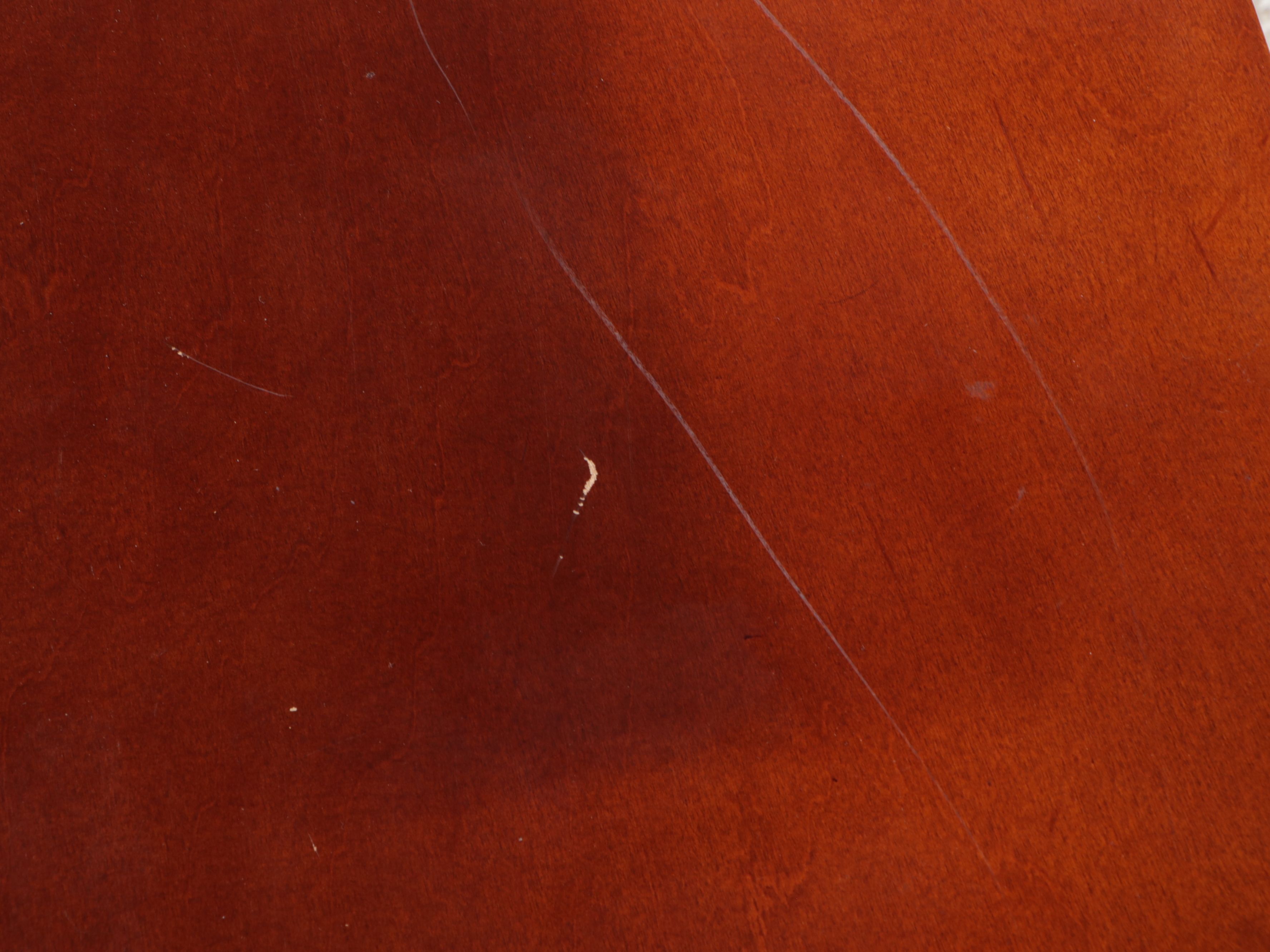 Queen Anne Style Mahogany Finish Nightstand