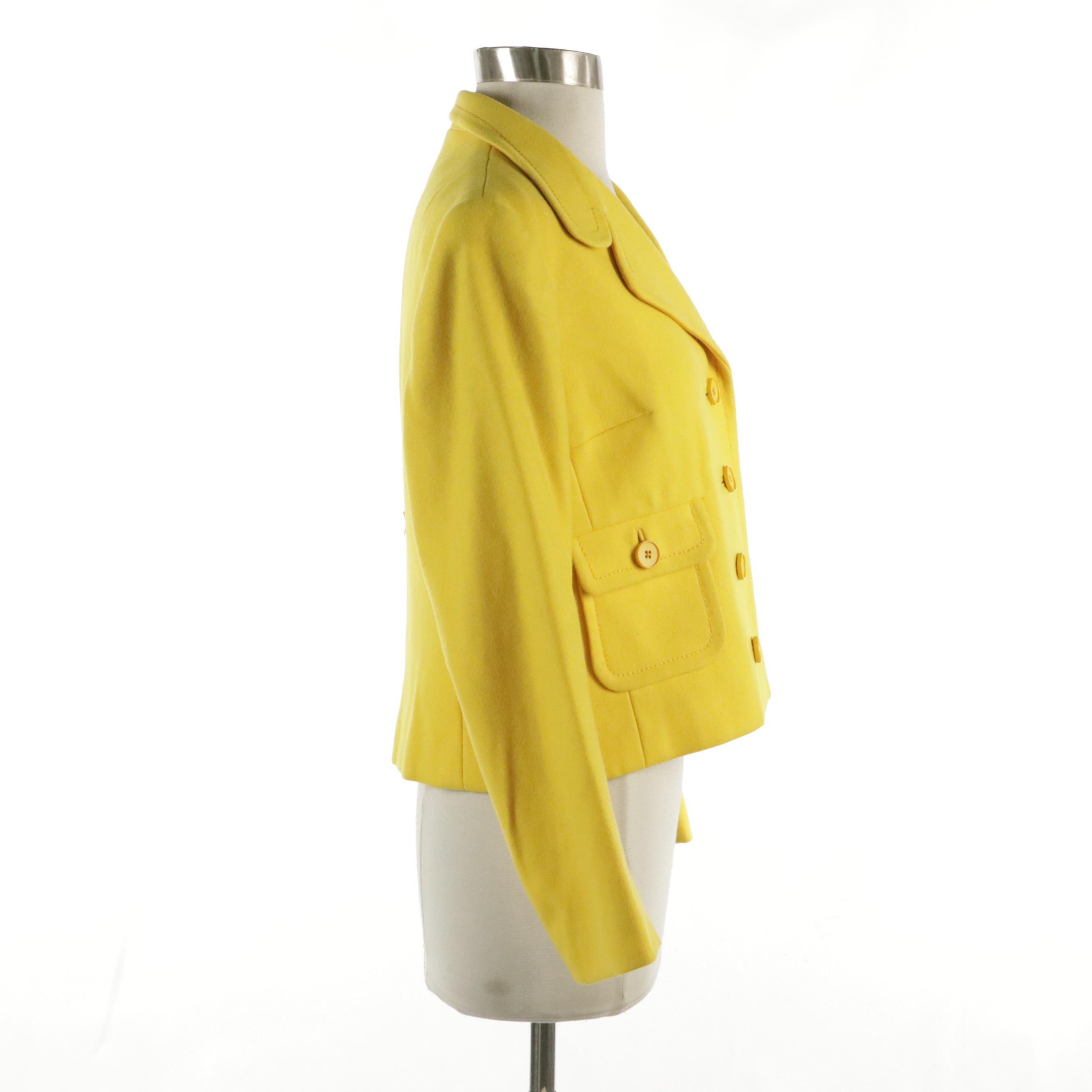 Diorling by Christian Dior Cropped Blazer in Wool, circa 1970