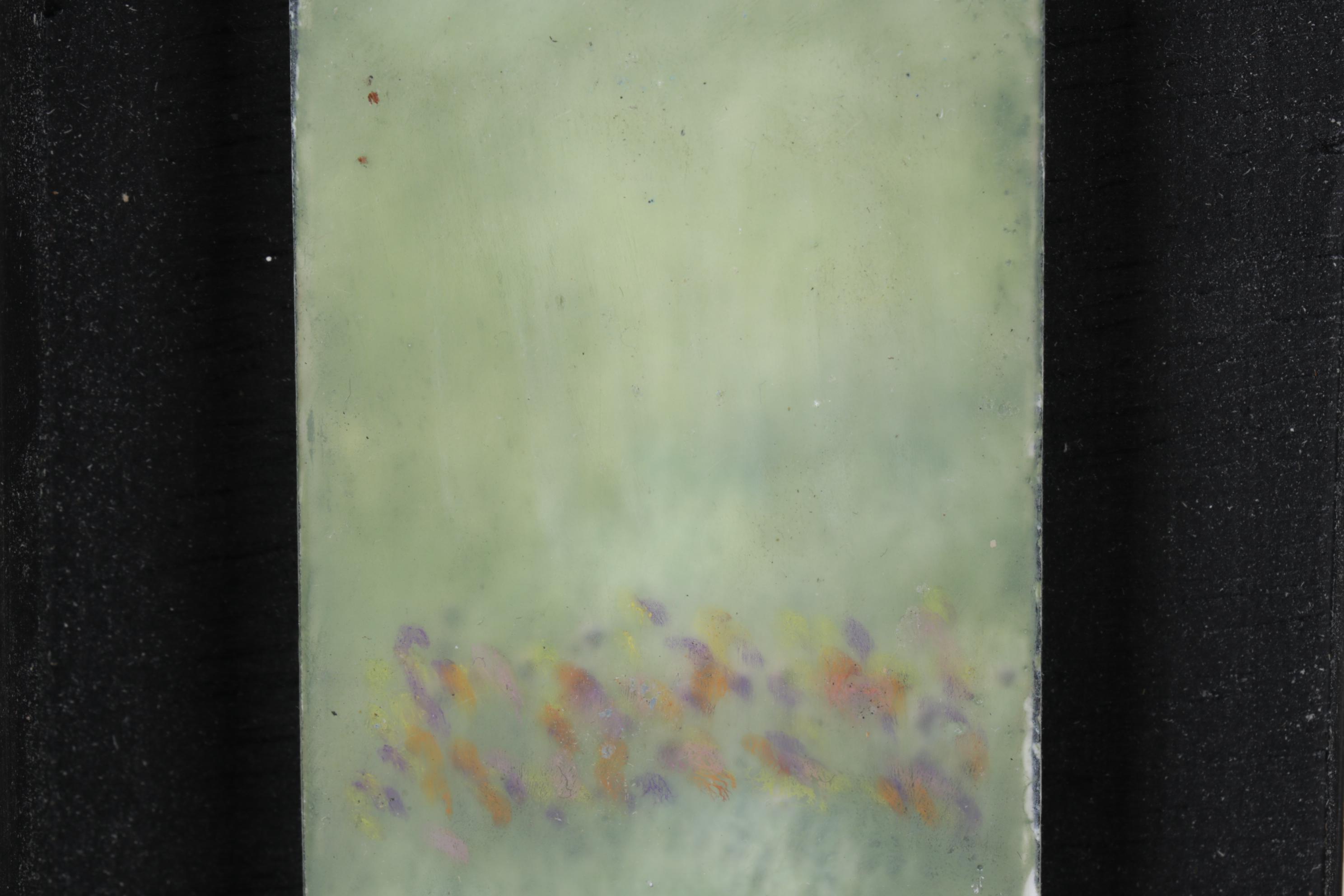 Patti & Mark Mohrenweiser Encaustic Painting "Flower Field," 2024