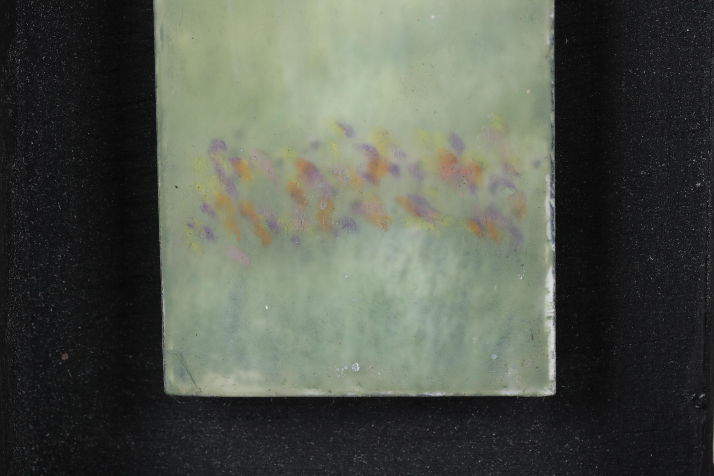 Patti & Mark Mohrenweiser Encaustic Painting "Flower Field," 2024