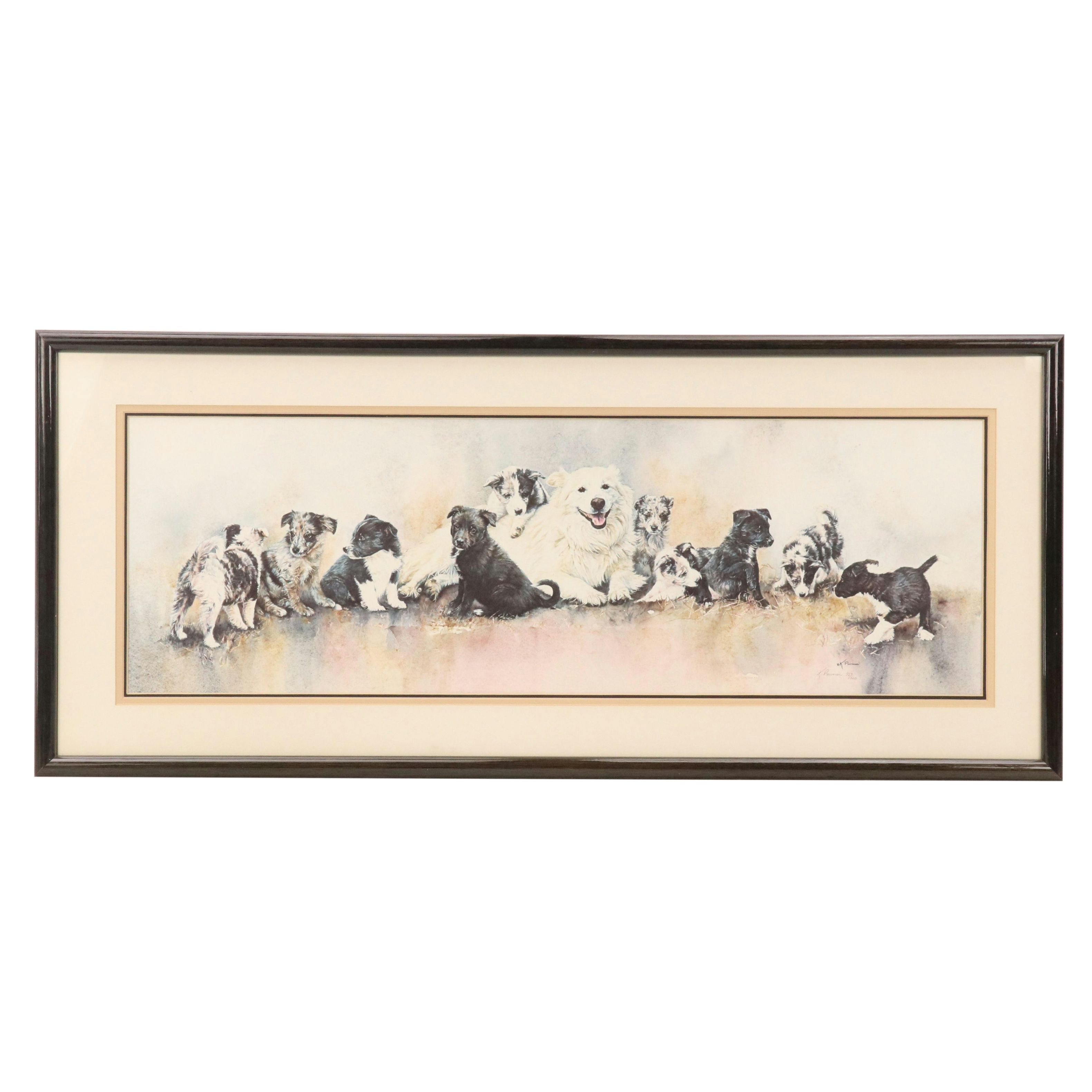 Kathy Paivinen Offset Lithograph After "All in the Family," 1990