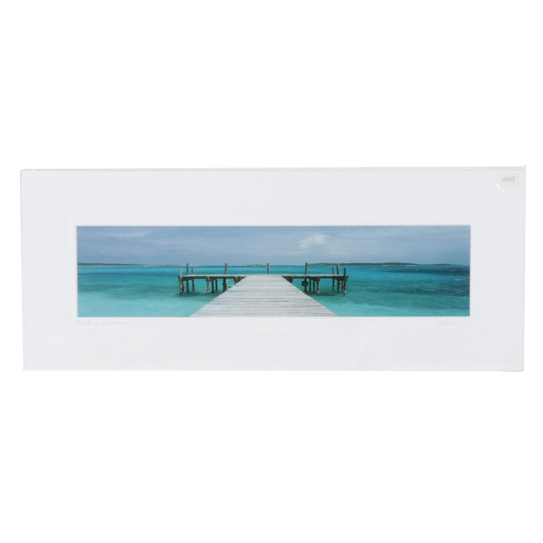 Steve Vaughn "Point of Departure" Panoramic Photograph, Late 20th Century