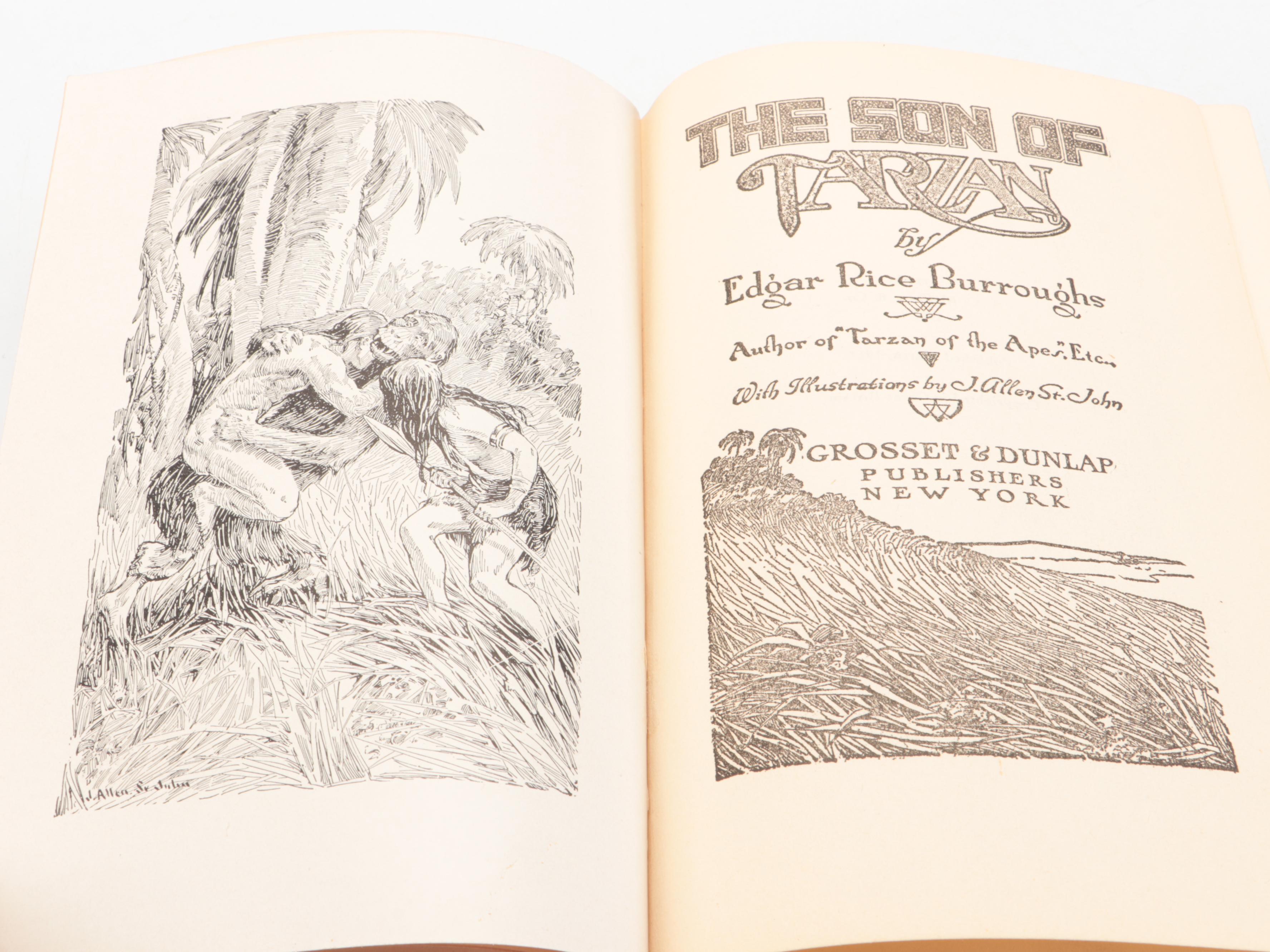 "The Son of Tarzan" and "The Beasts of Tarzan" by Edgar Rice Burroughs, 1920s
