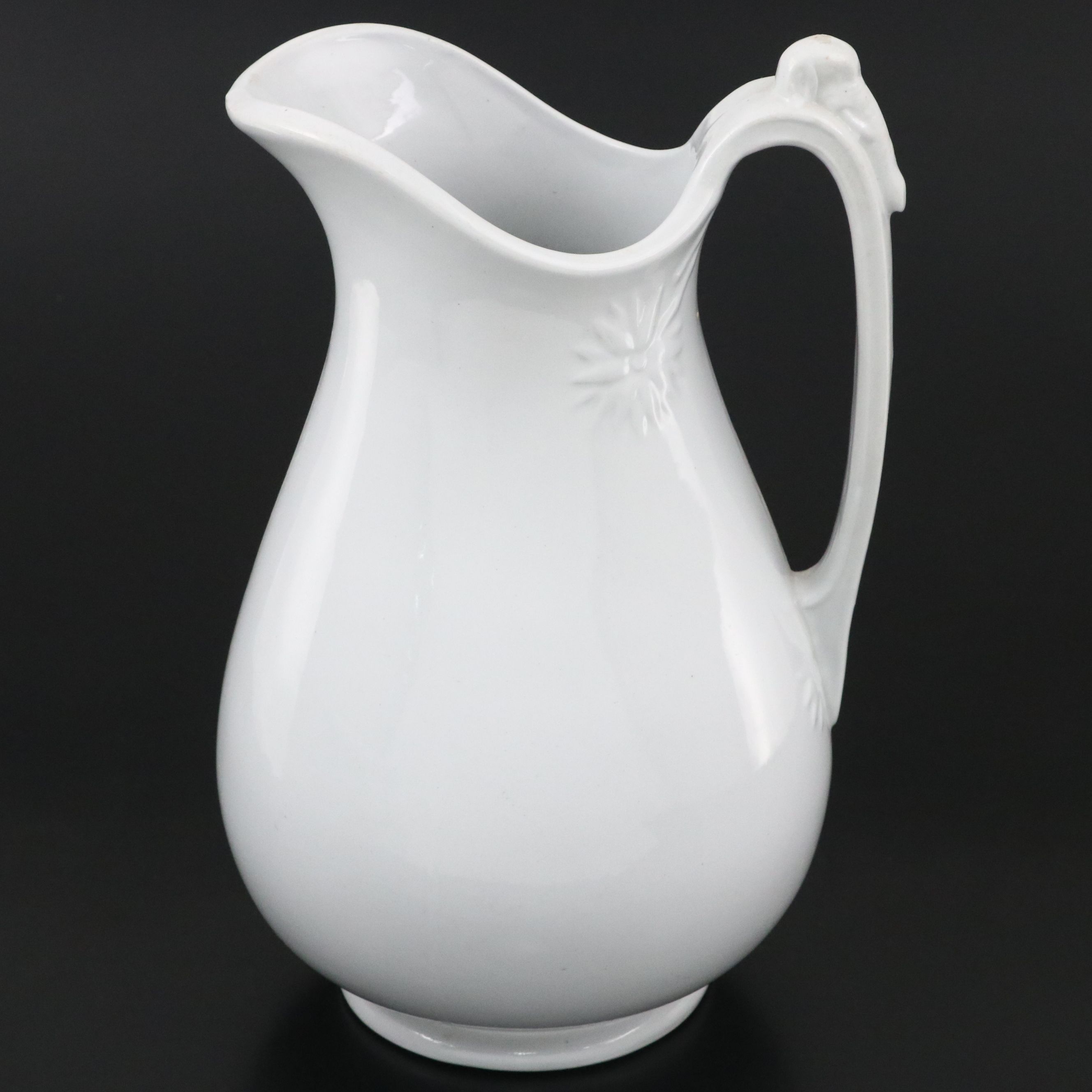 J. & G. Meakin Ironstone Pitcher and Basin, Late 19th/Early 20th Century