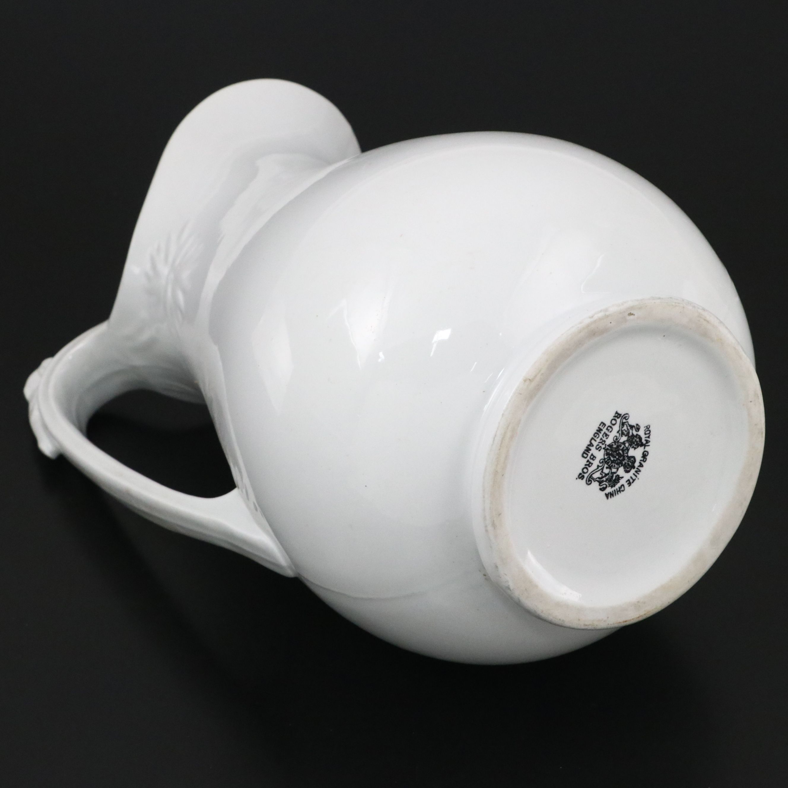 J. & G. Meakin Ironstone Pitcher and Basin, Late 19th/Early 20th Century
