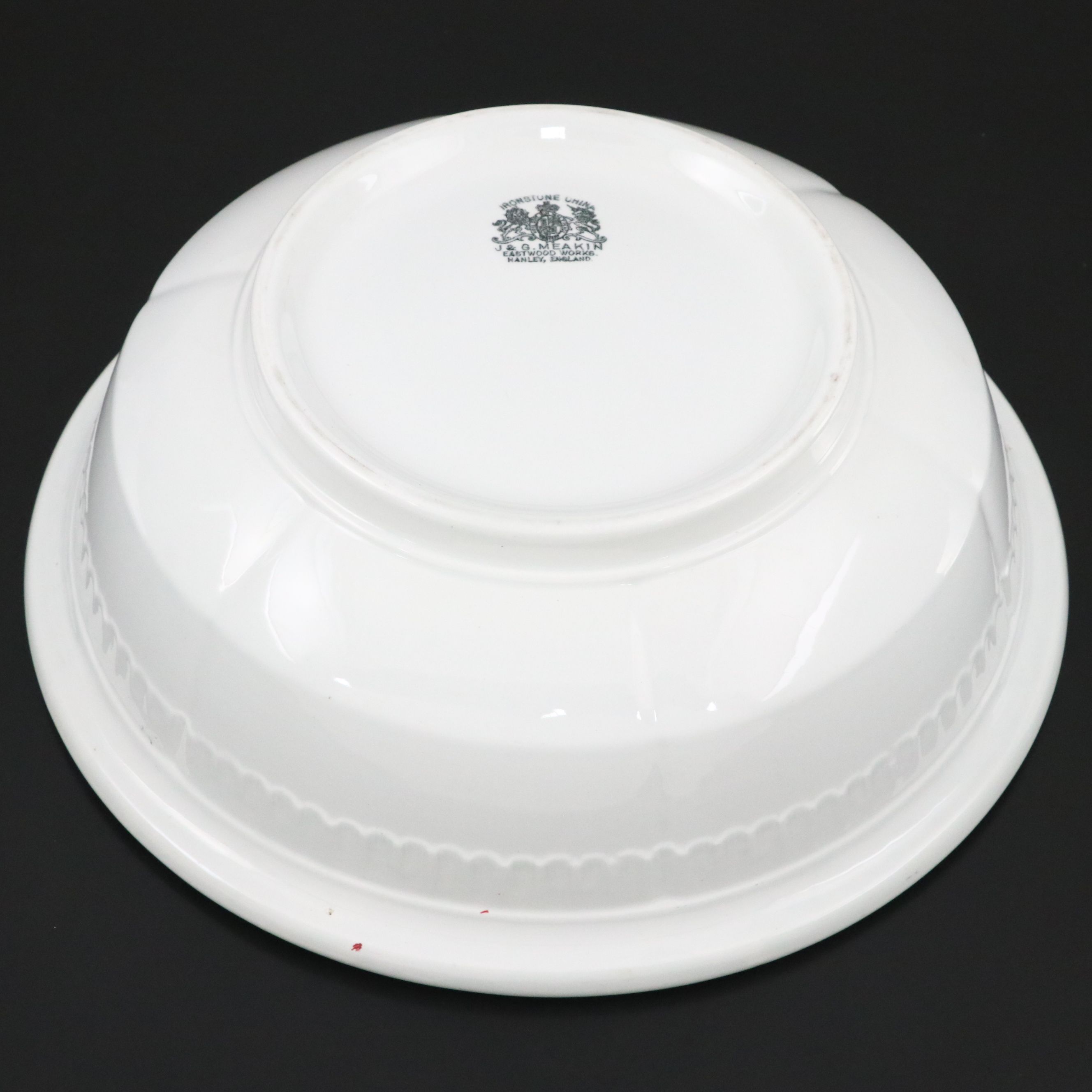 J. & G. Meakin Ironstone Pitcher and Basin, Late 19th/Early 20th Century