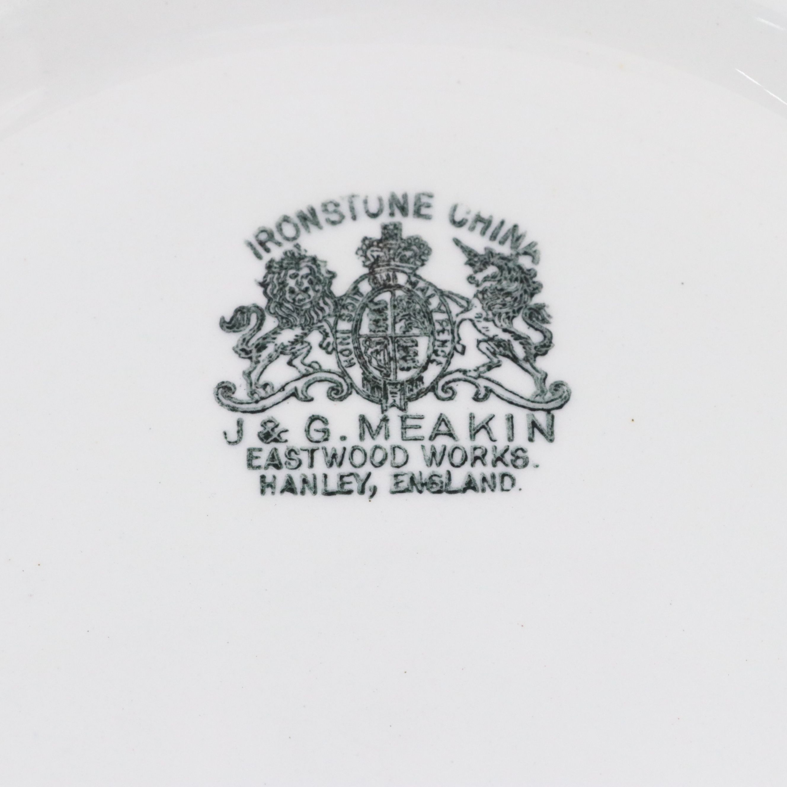 J. & G. Meakin Ironstone Pitcher and Basin, Late 19th/Early 20th Century