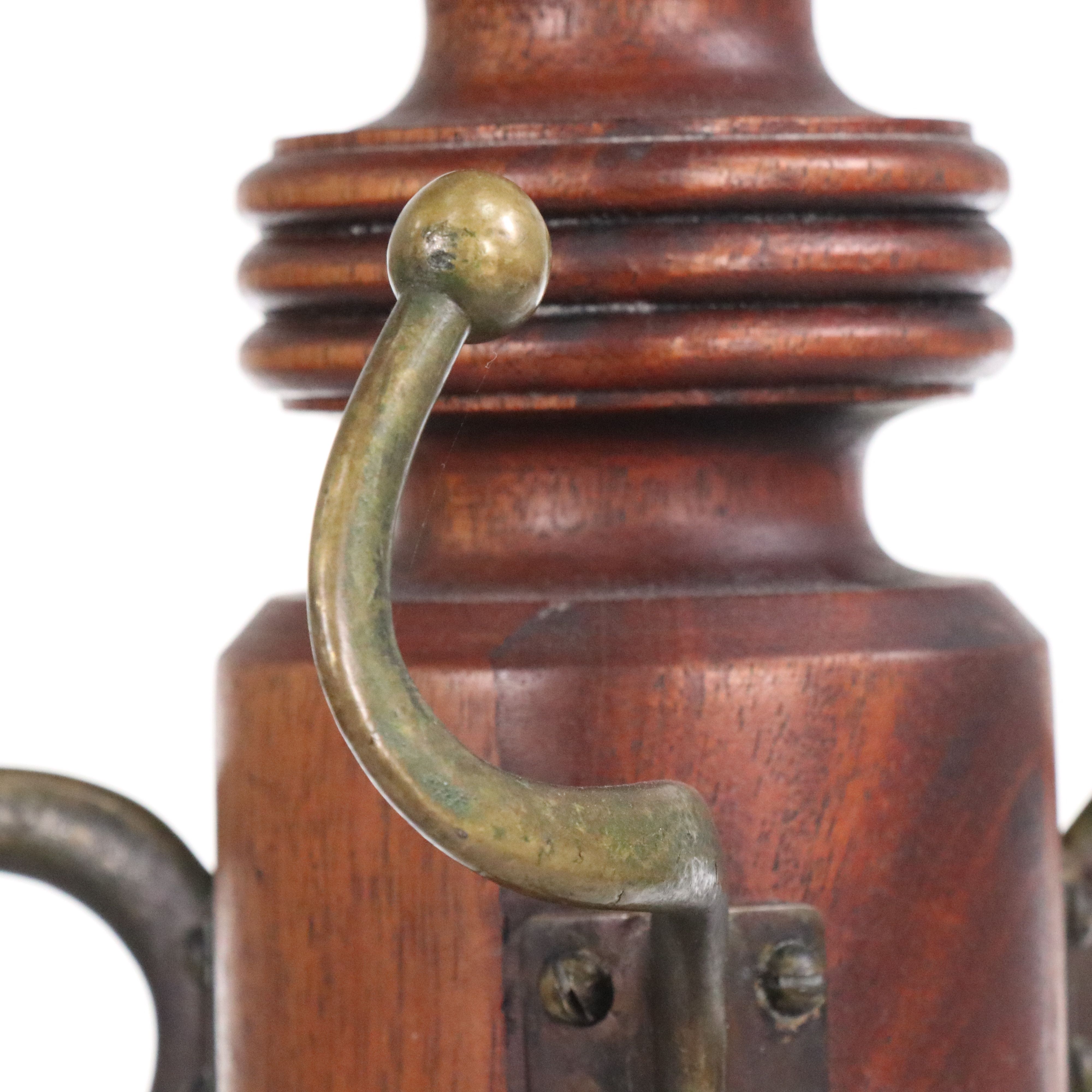Victorian Style Wooden Coat Rack